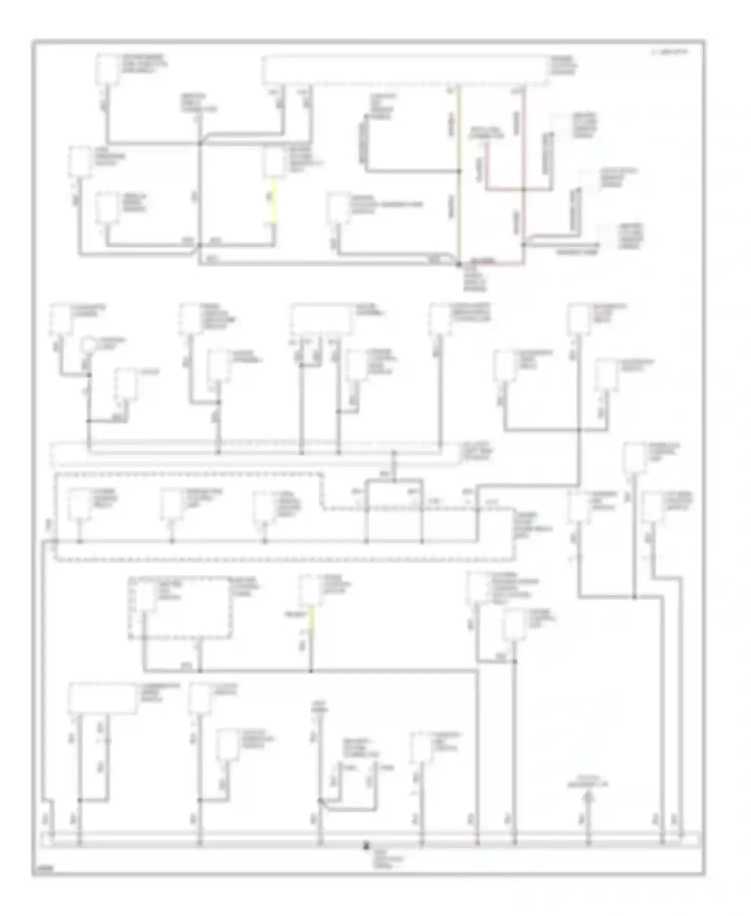 Civic Honda II (1979-1997): Ground distribution circuit (2 of 4)