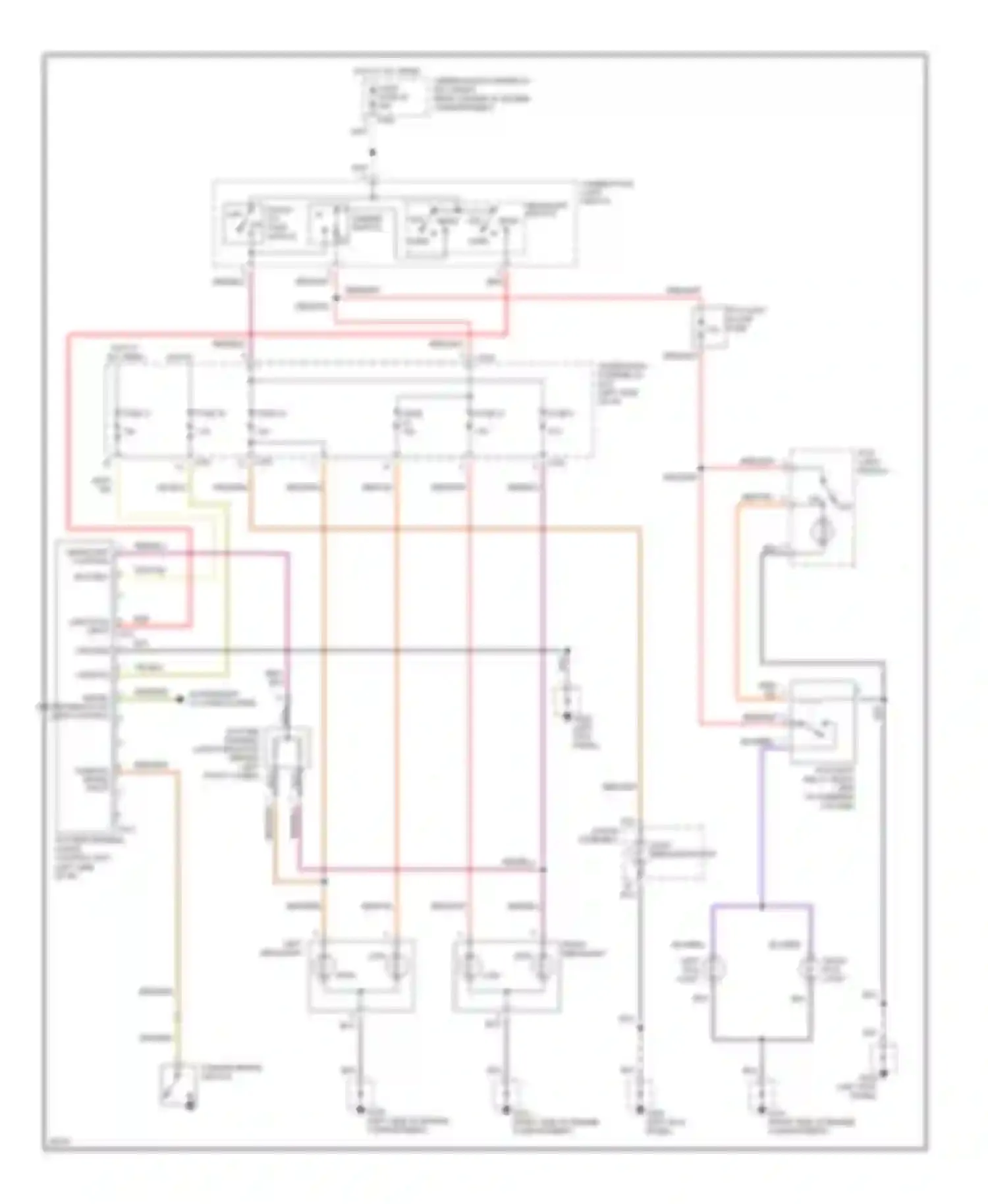 Civic Honda II (1979-1997): Headlight circuit, with drl