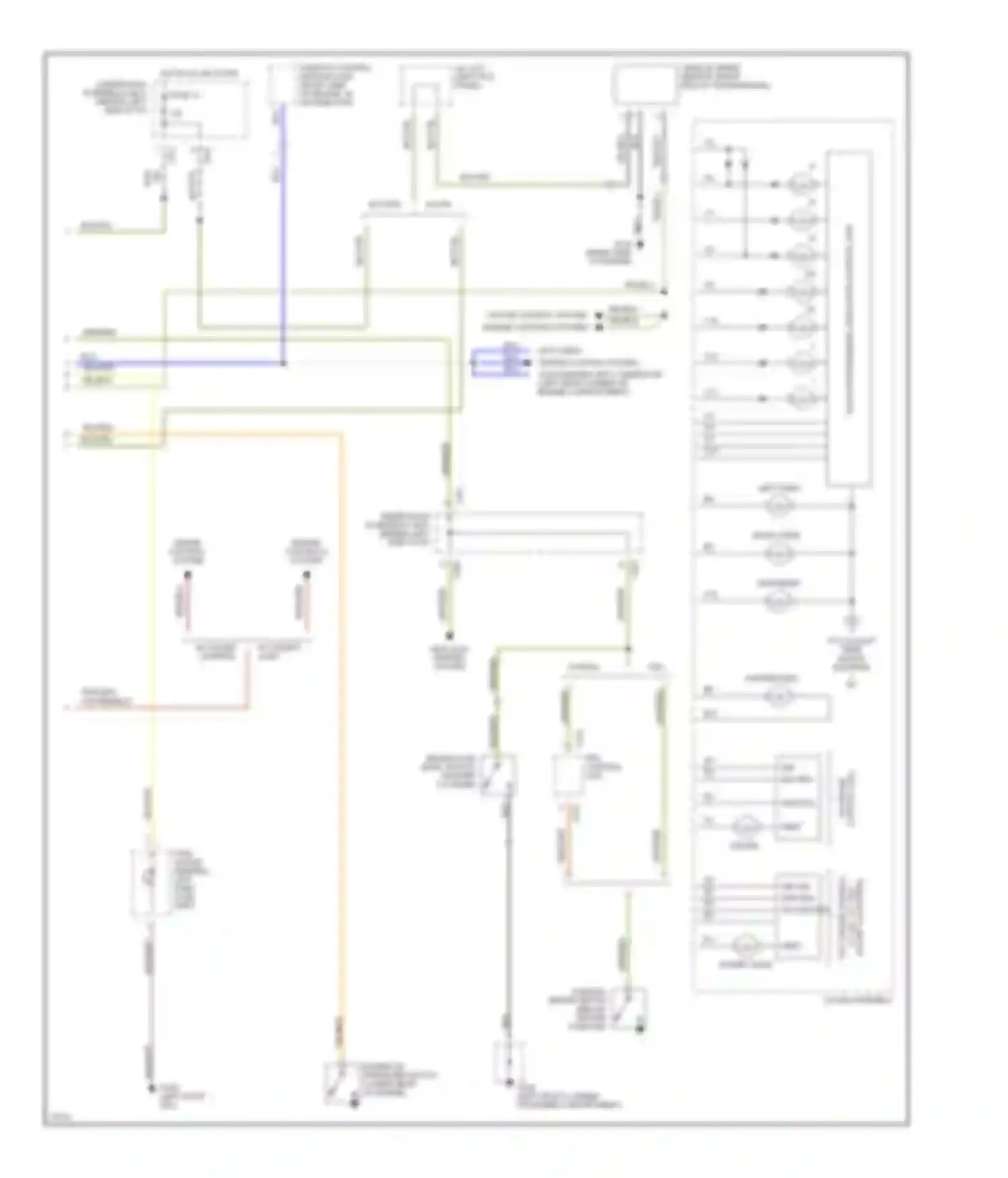 Civic Honda II (1979-1997): Instrument cluster circuit (2 of 2)