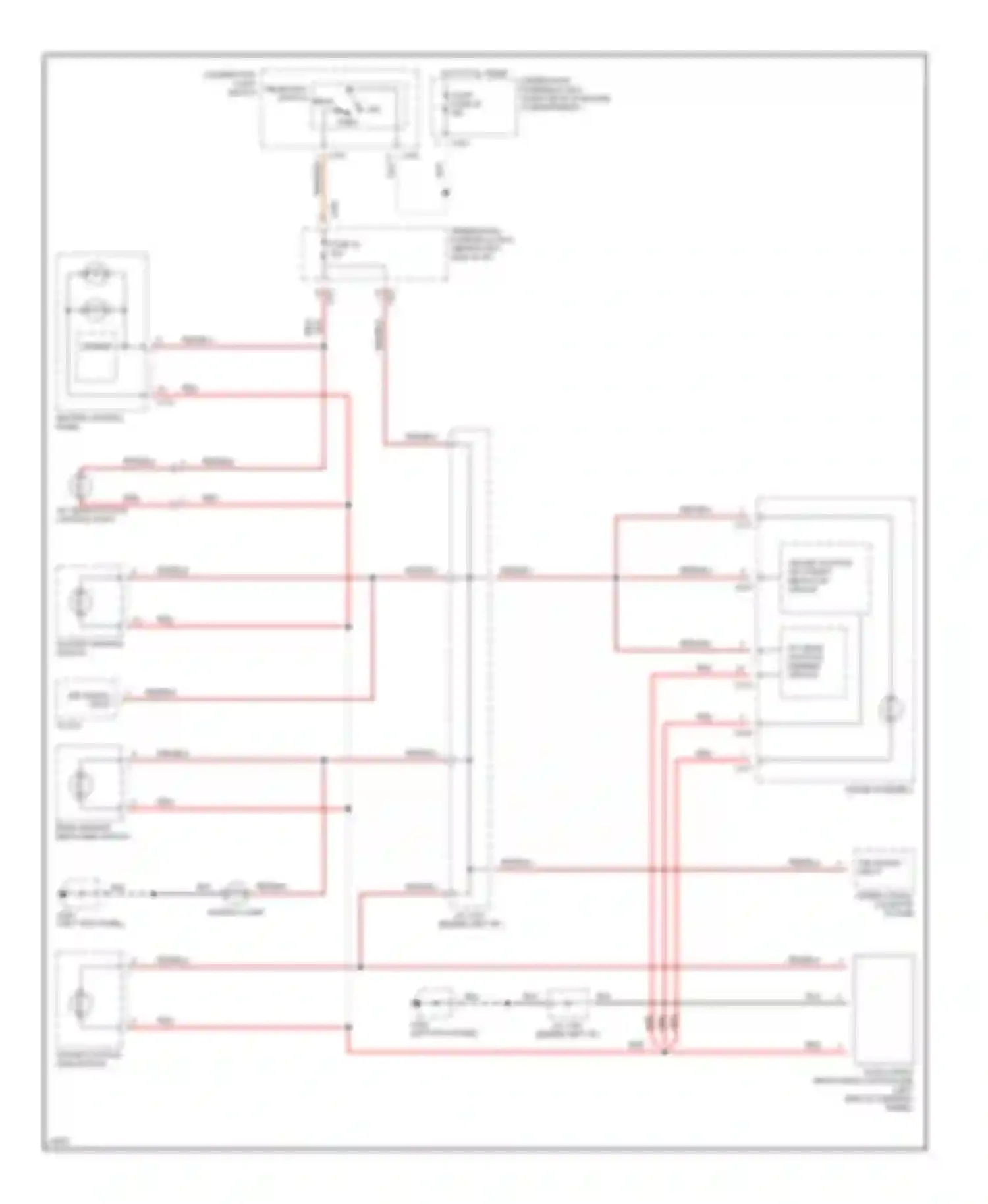 Civic Honda II (1979-1997): Interior light circuit (1 of 2)
