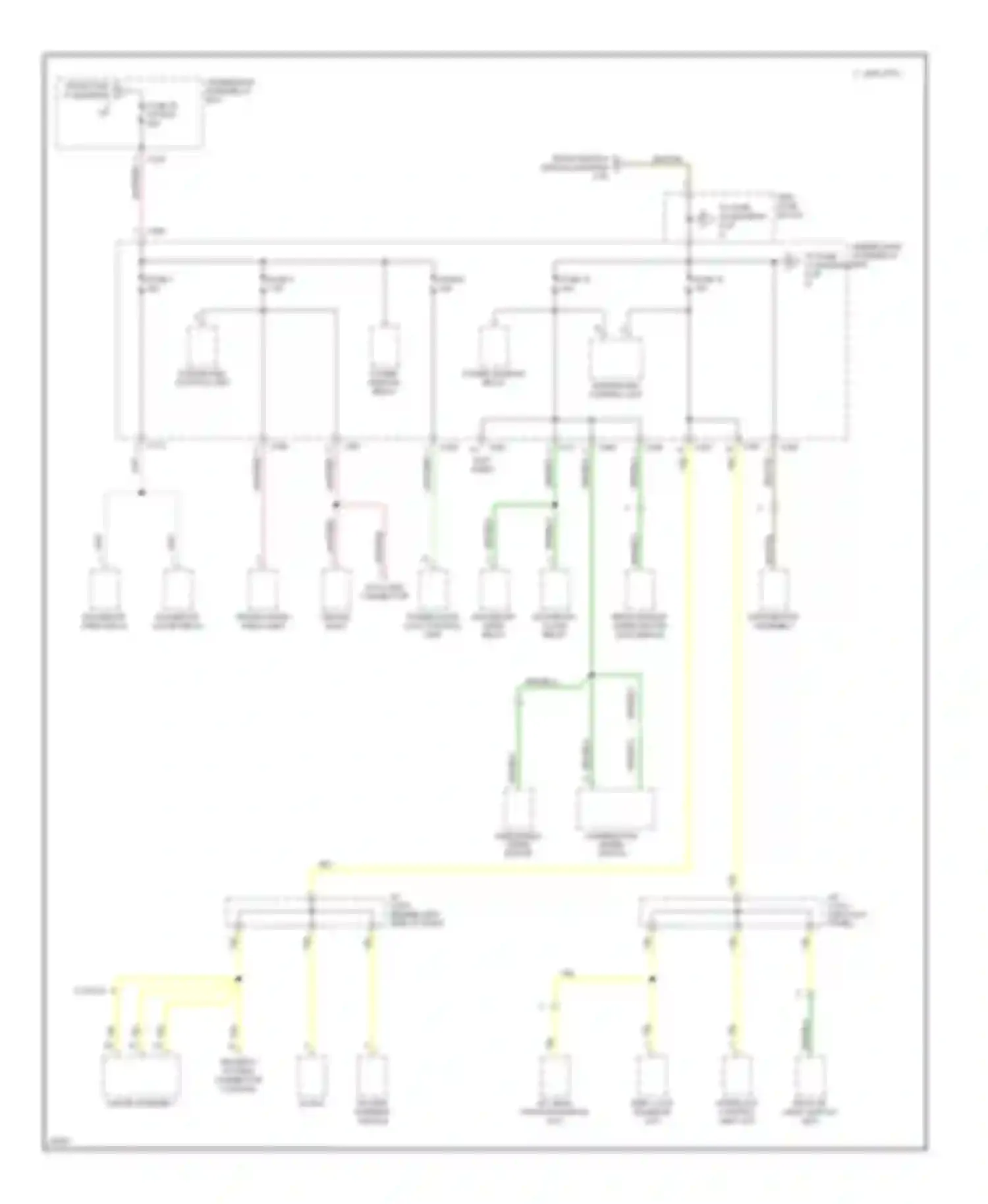 Civic Honda II (1979-1997): Power distribution circuit (3 of 4)