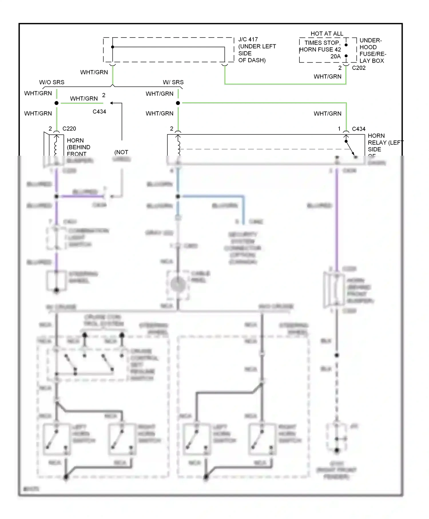 Wiring diagram blk for Honda Civic II (1979-1997) (26 of 57)