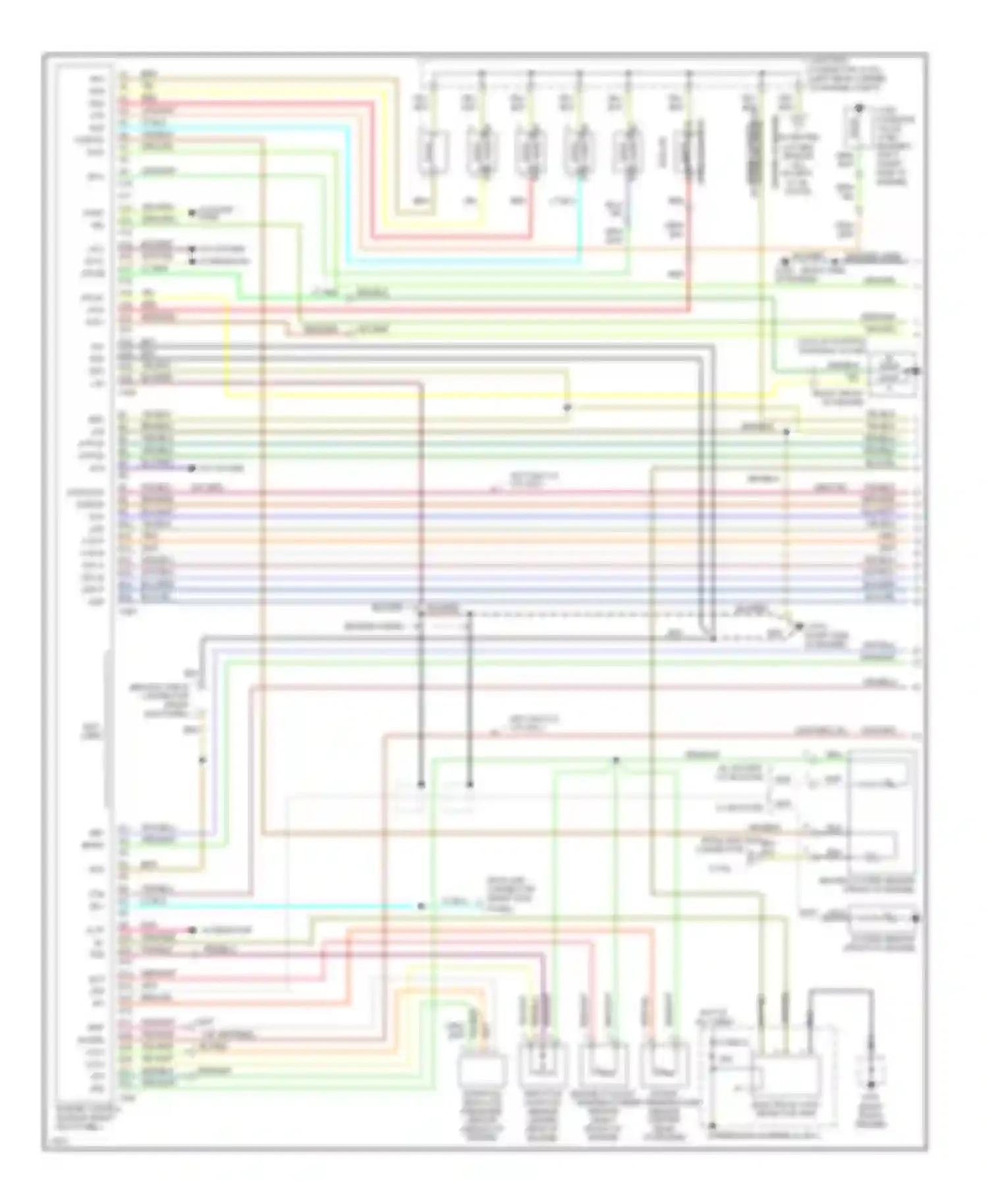 Wiring diagram electrical load detector unit for Honda Civic II (1979-1997) (1 of 3)