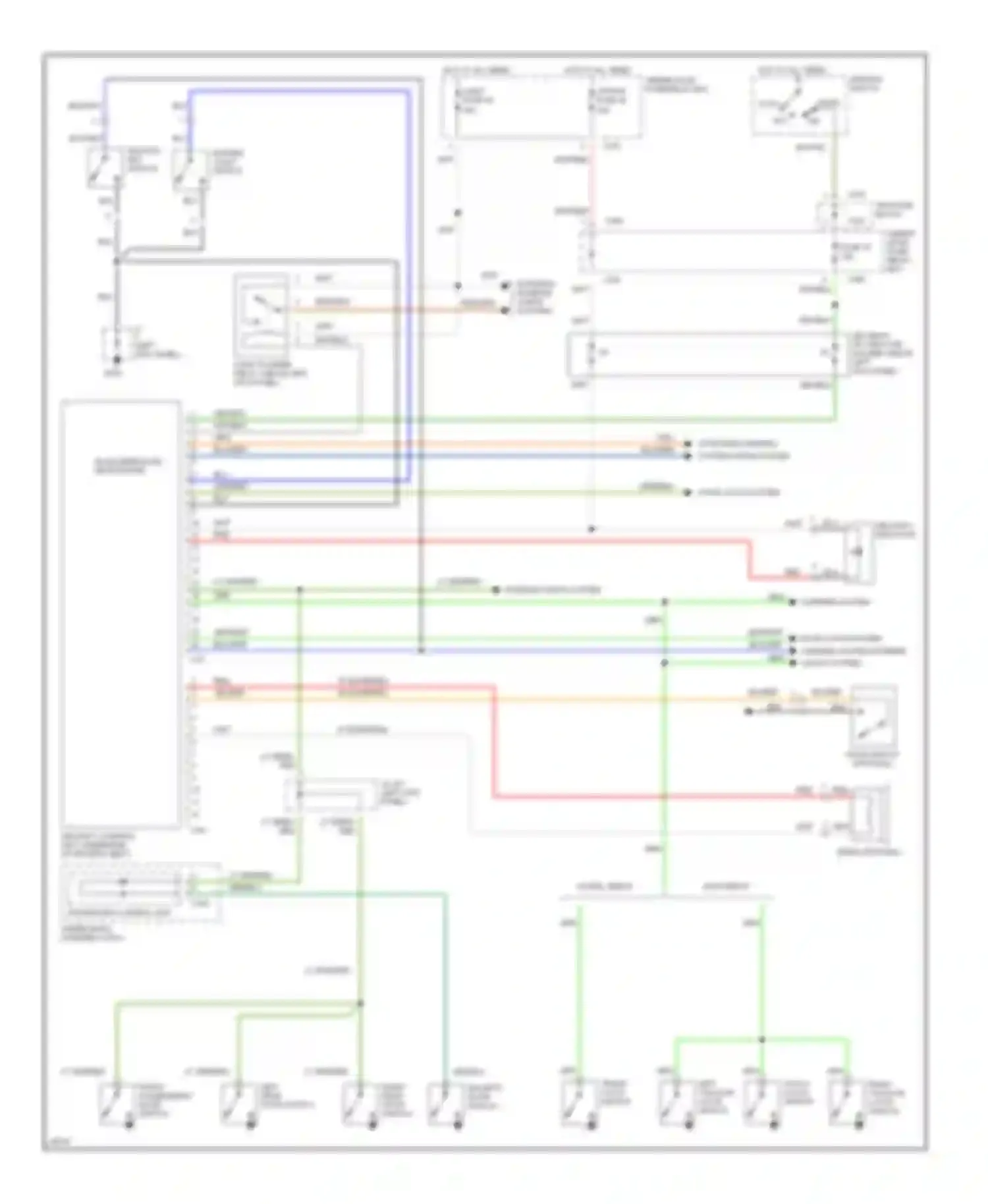 Wiring diagram hatch latch switch for Honda Civic II (1979-1997) (1 of 2)