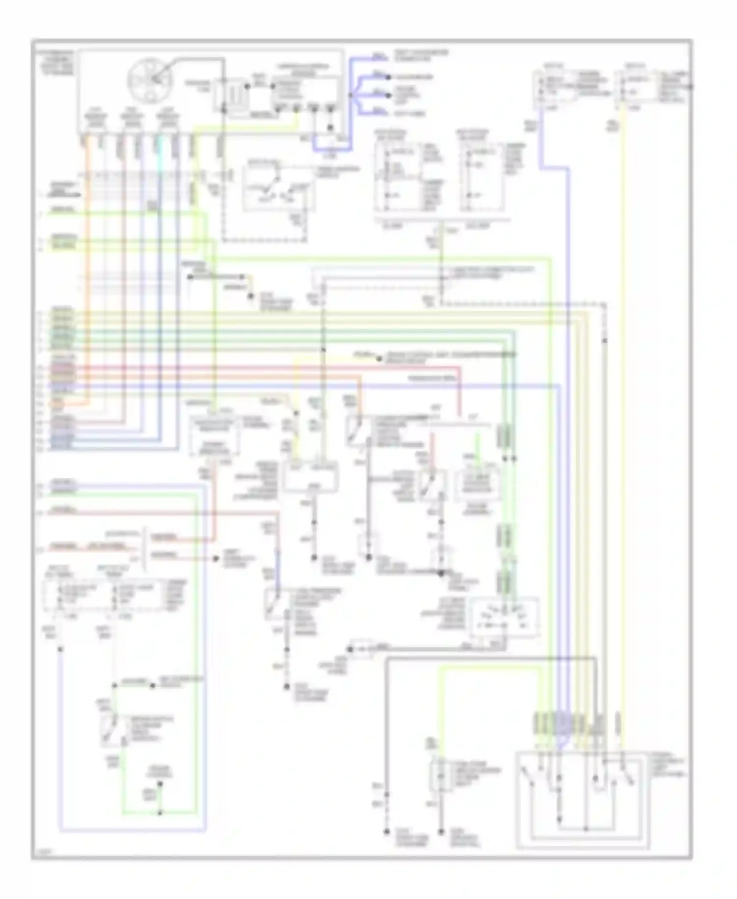 Wiring diagram (right side of engine for Honda Civic II (1979-1997) (6 of 13)