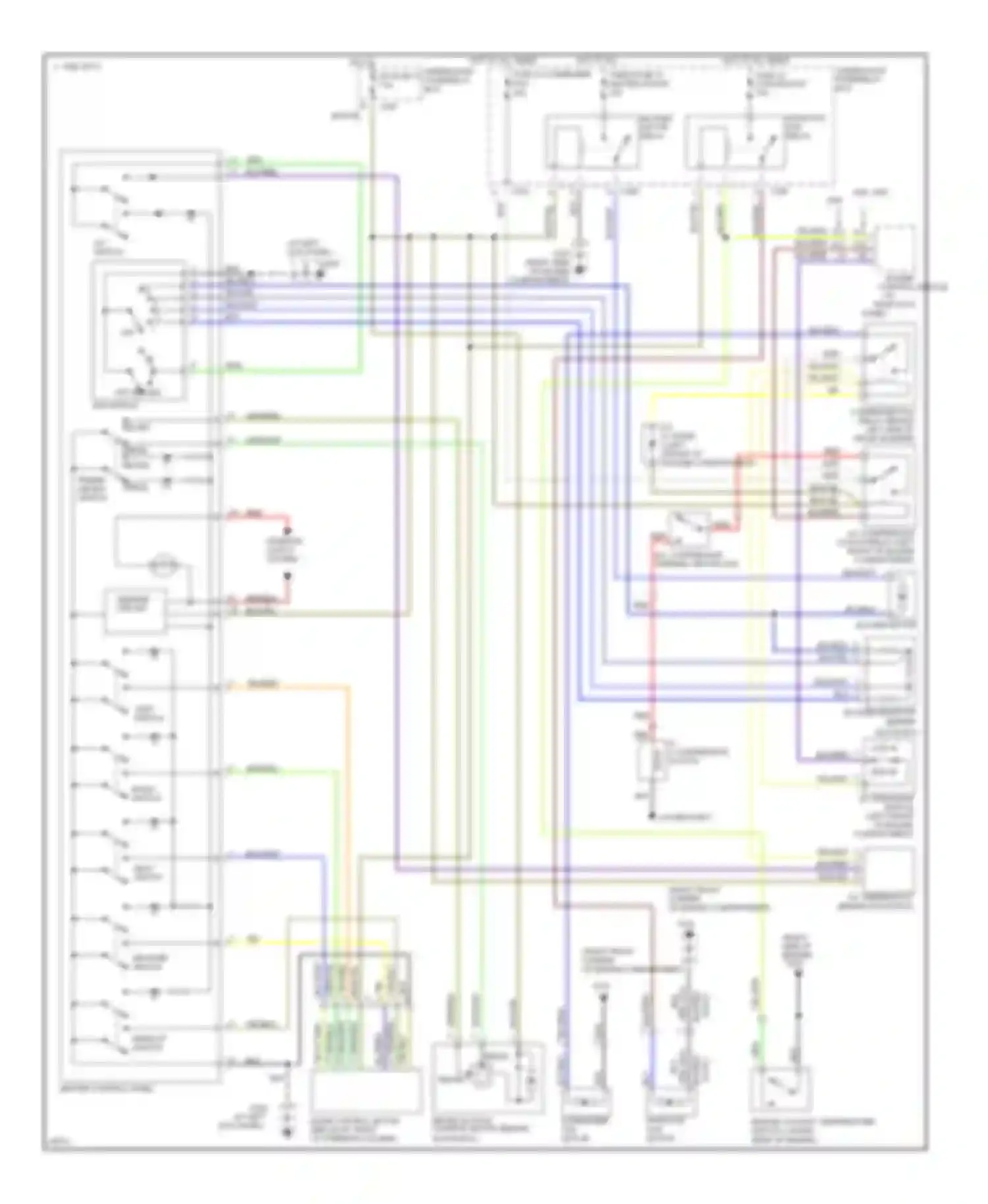 Wiring diagram (right side of engine for Honda Civic II (1979-1997) (1 of 13)