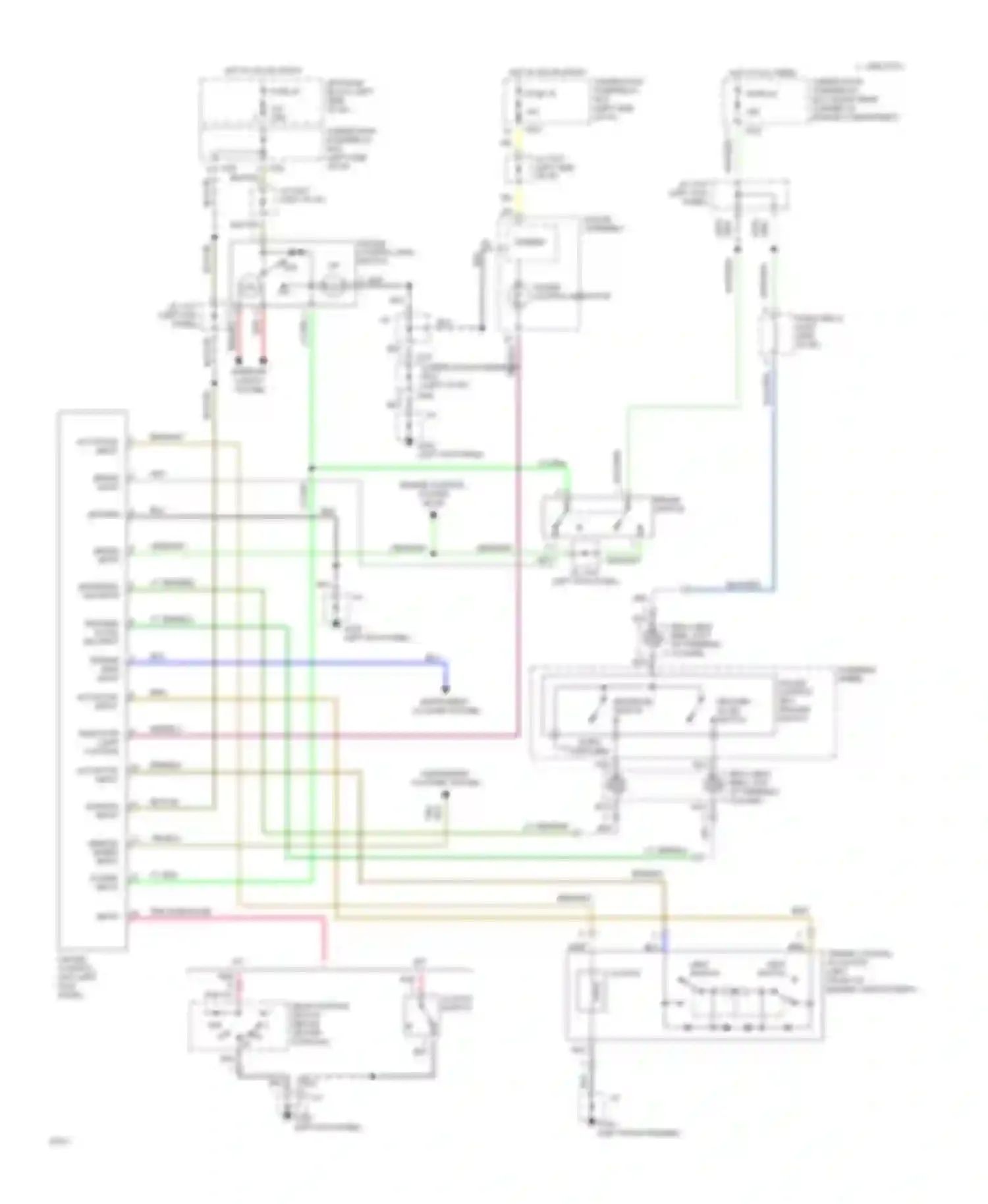 Civic Honda IV (1987-1996): Cruise control circuit