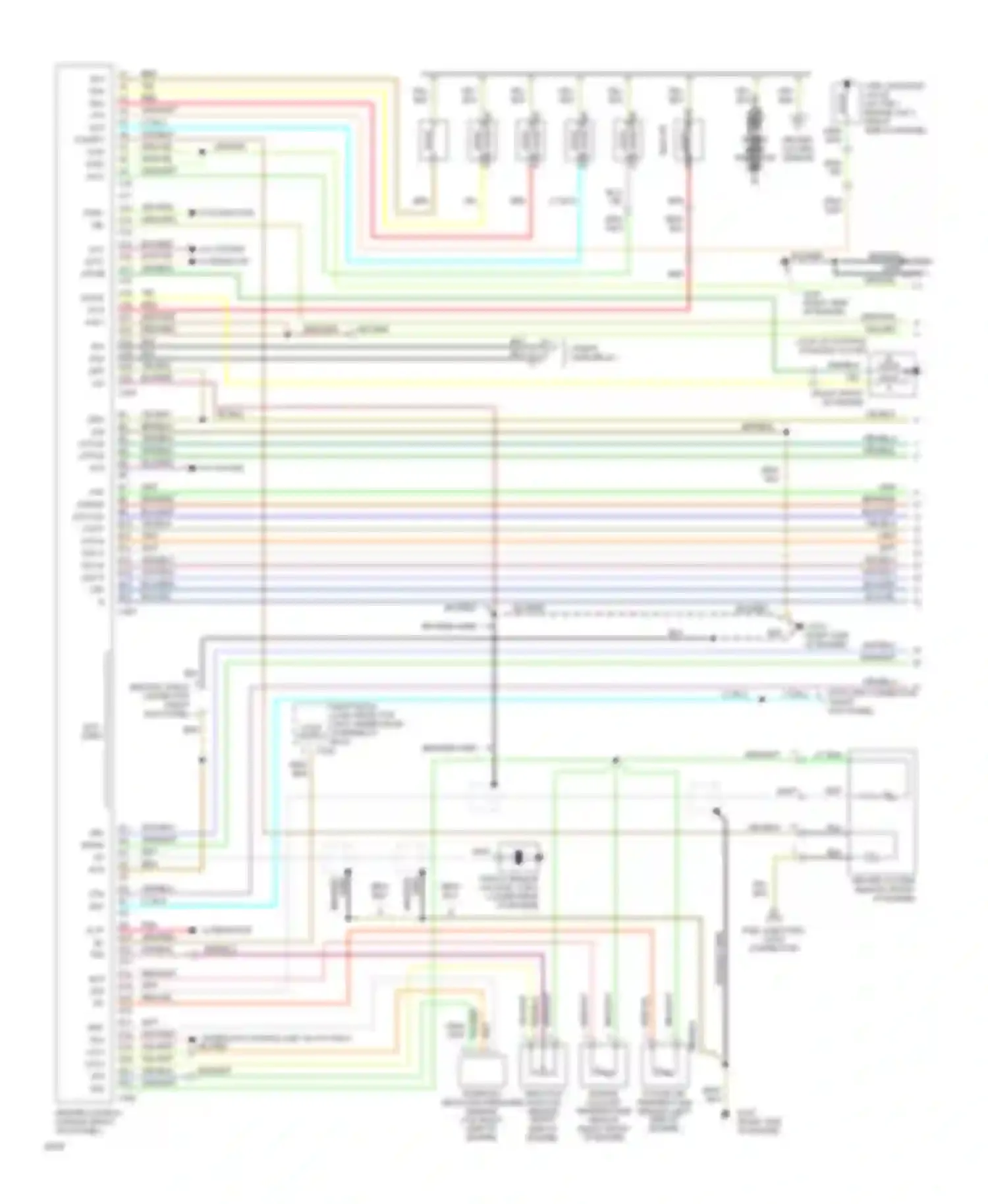 Civic Honda IV (1987-1996): Wiring diagram engine performance 1.5ls (1 of 2)