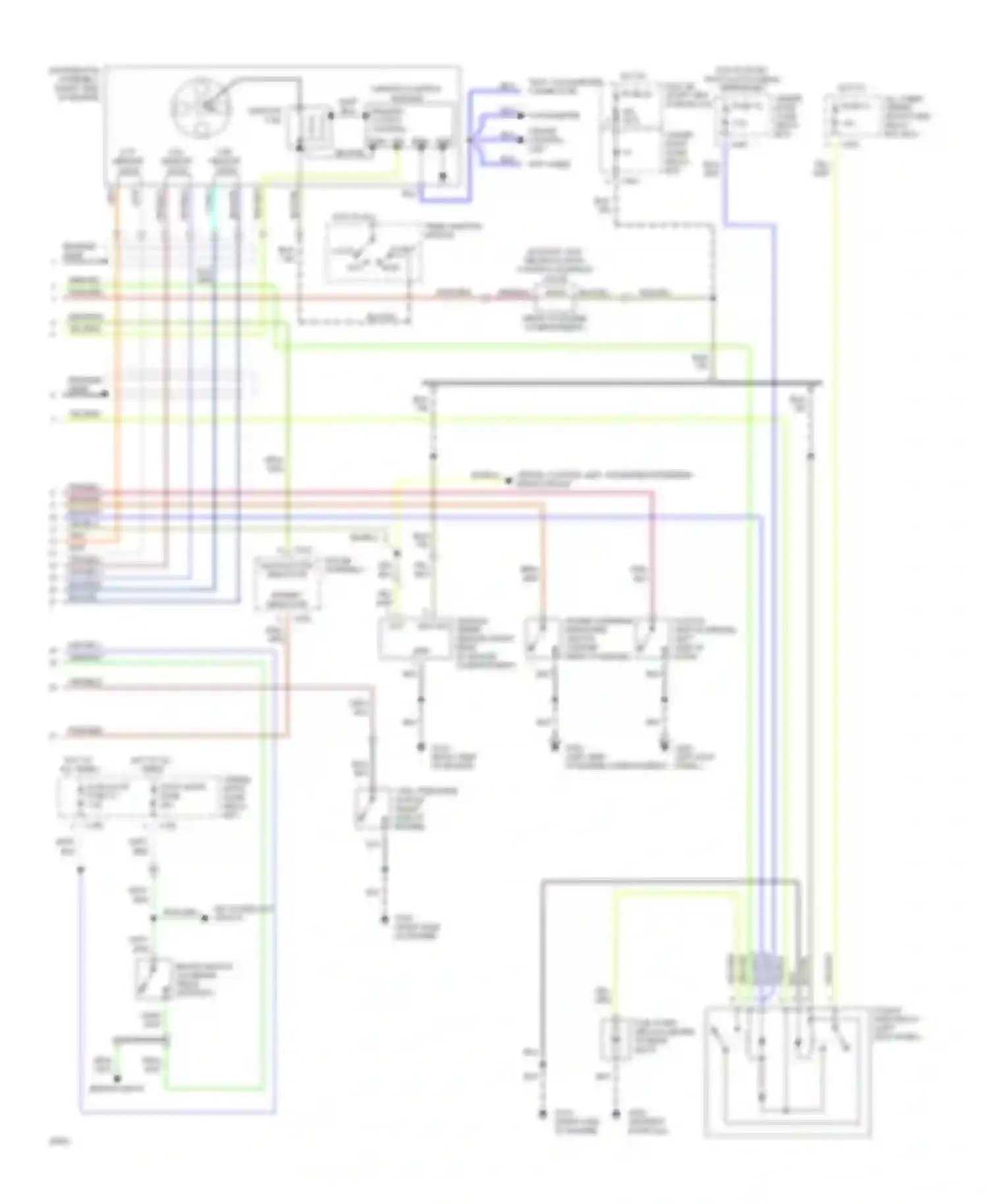 Civic Honda IV (1987-1996): Wiring diagram engine performance 1.5ls, vx (2 of 2)