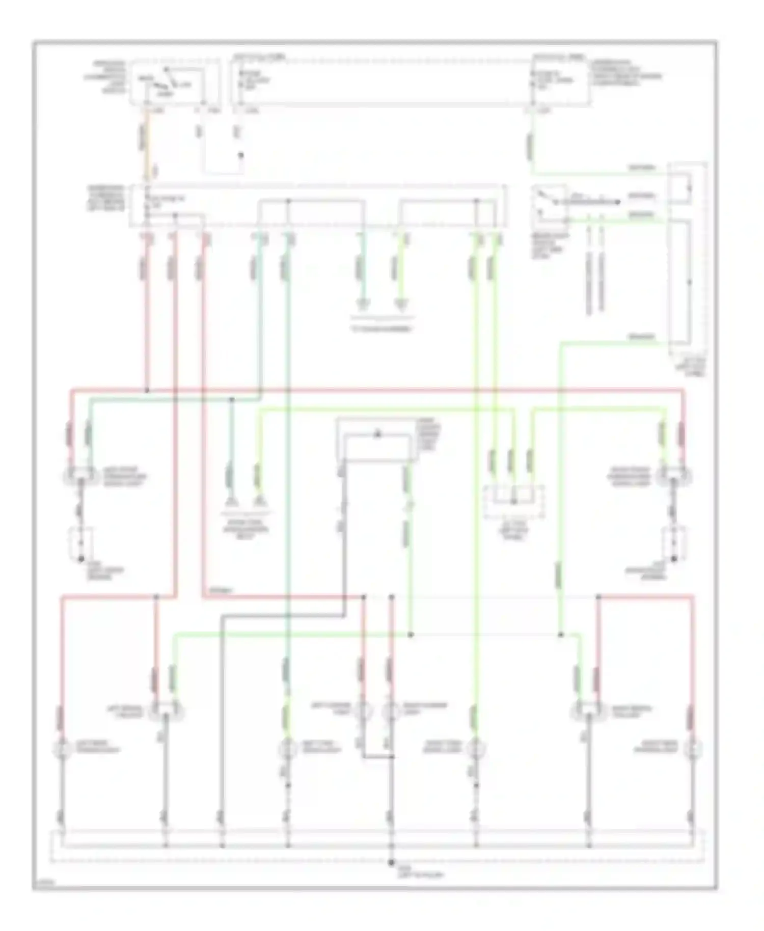 Civic Honda IV (1987-1996): Exterior light circuit (1 of 2)