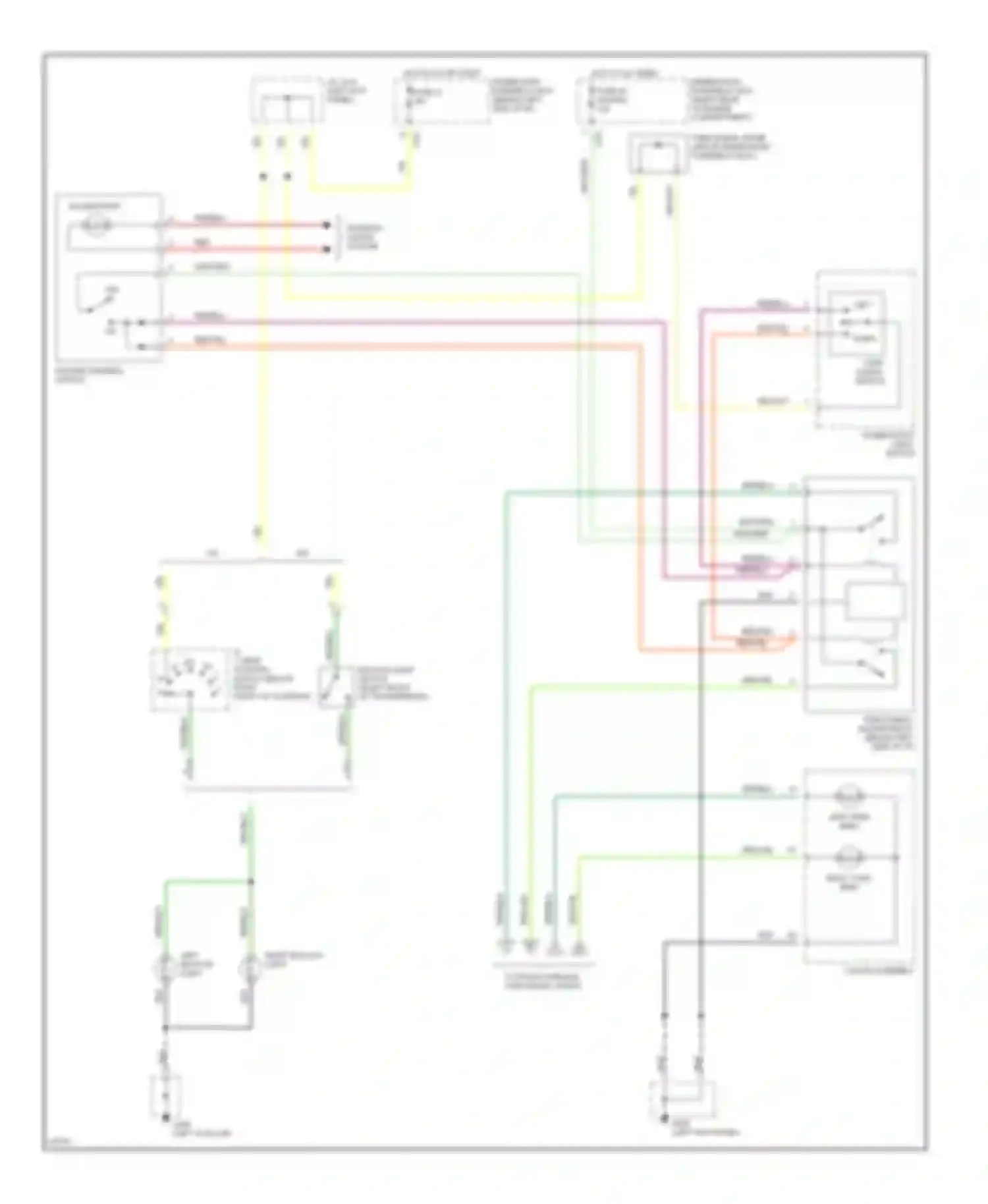 Civic Honda IV (1987-1996): Exterior light circuit (2 of 2)