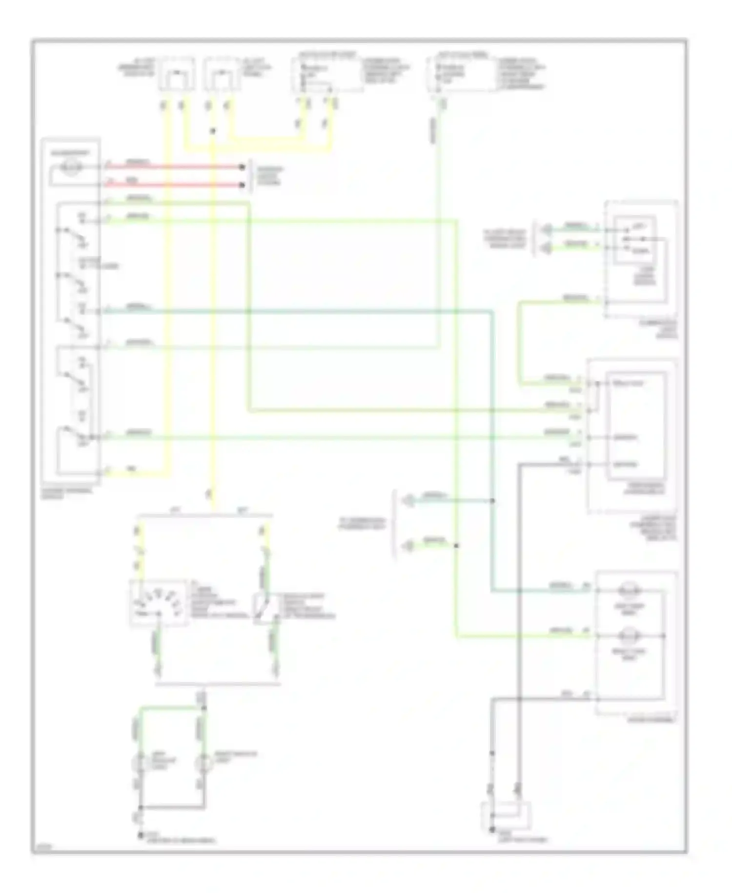 Civic Honda IV (1987-1996): Exterior light circuit
