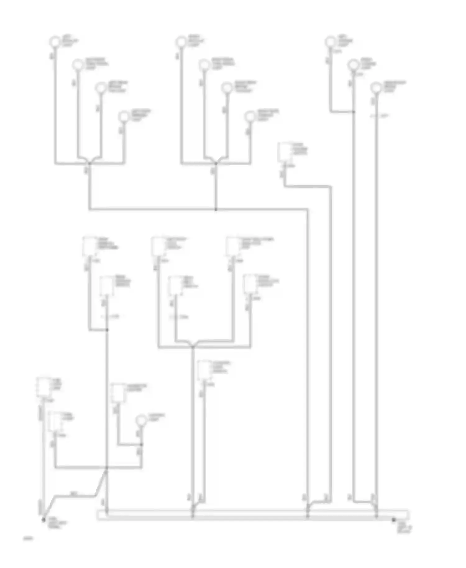 Civic Honda IV (1987-1996): Ground distribution circuit (3 of 3)