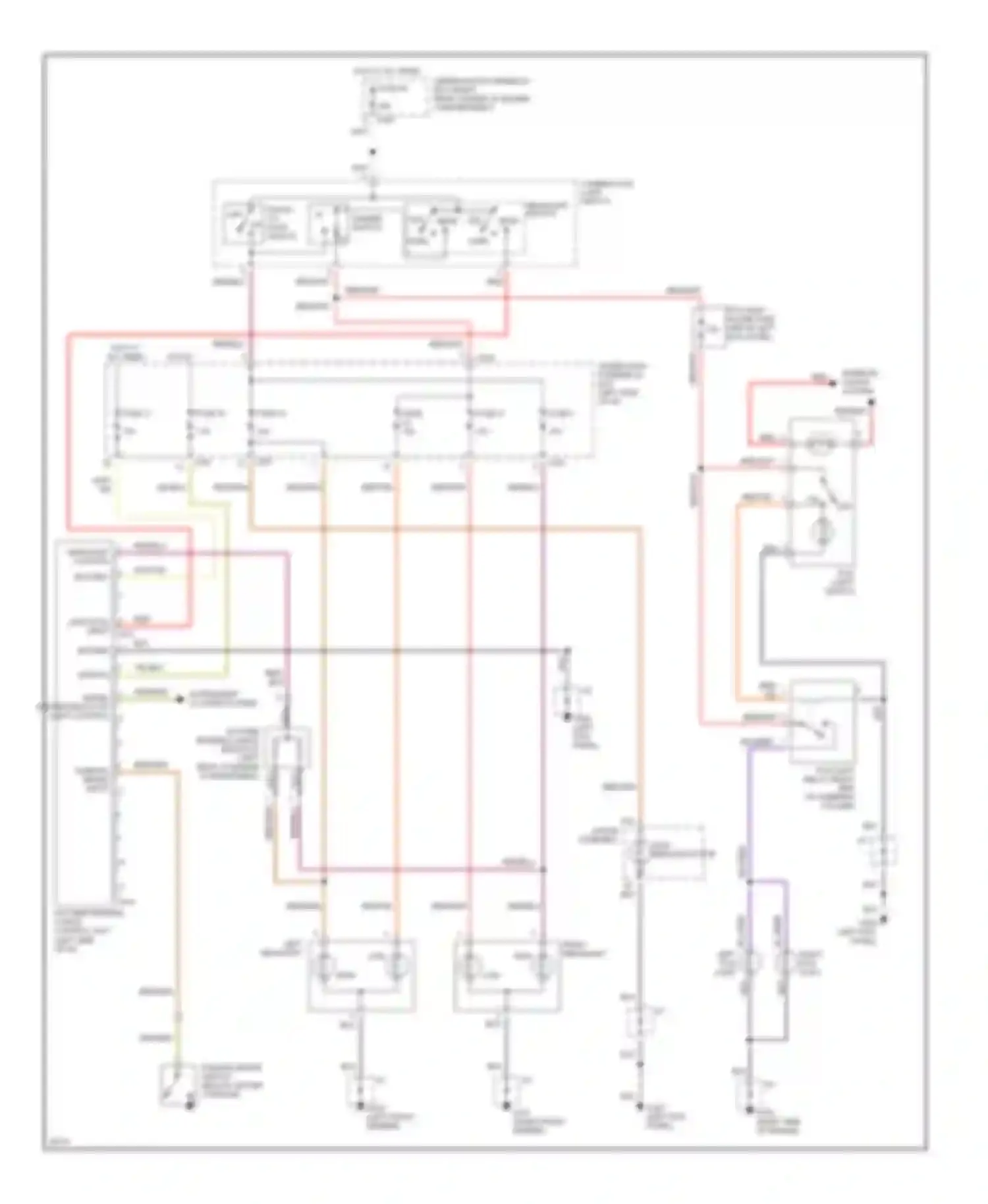 Civic Honda IV (1987-1996): Headlight circuit, with drl
