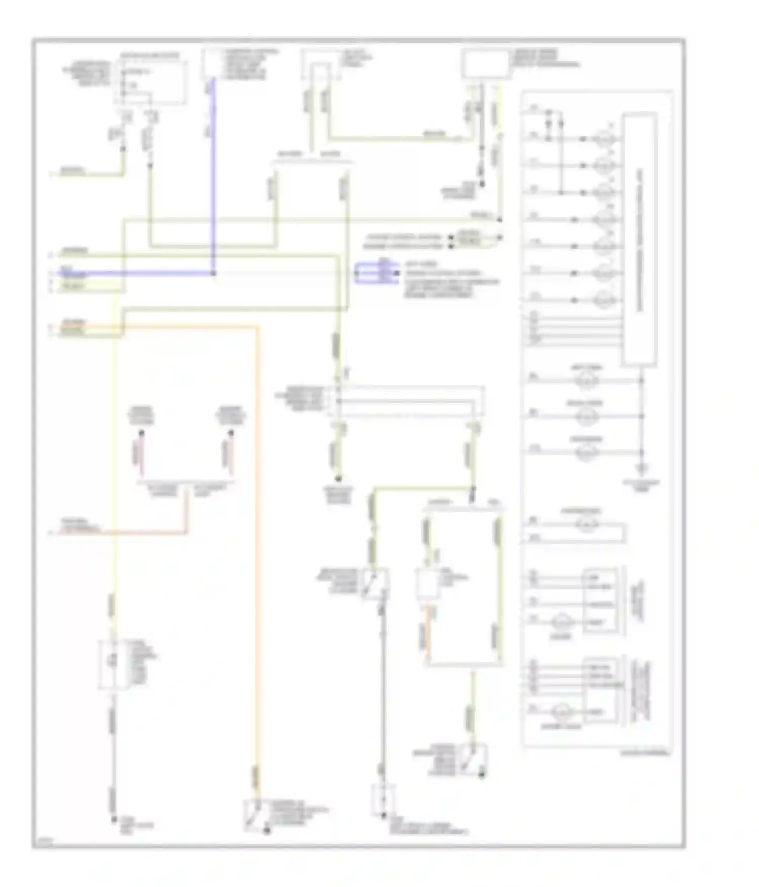 Civic Honda IV (1987-1996): Instrument cluster circuit (2 of 2)