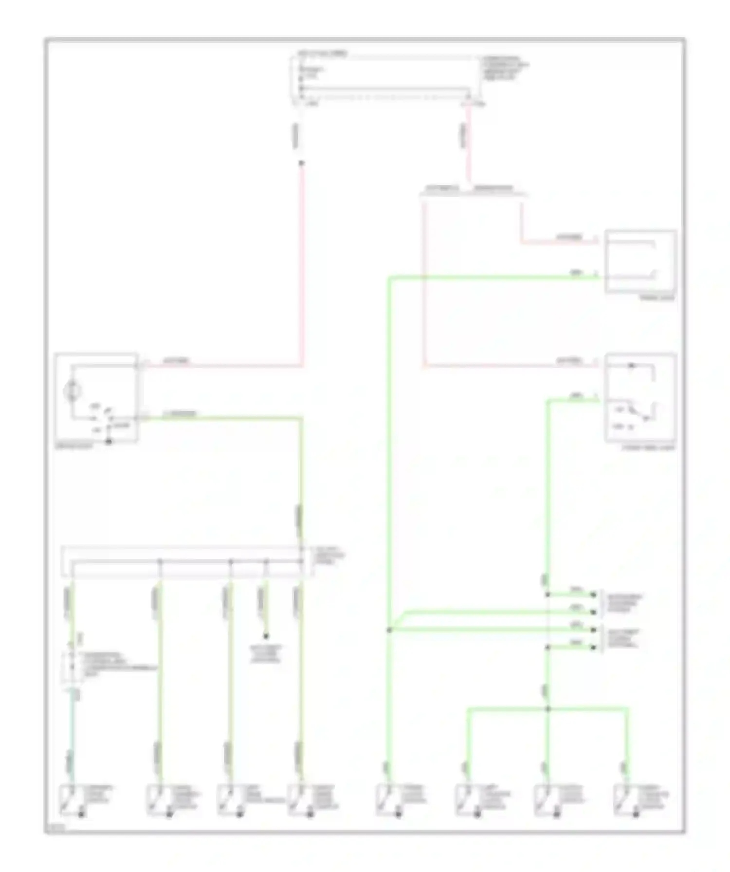 Civic Honda IV (1987-1996): Interior light circuit (2 of 2)