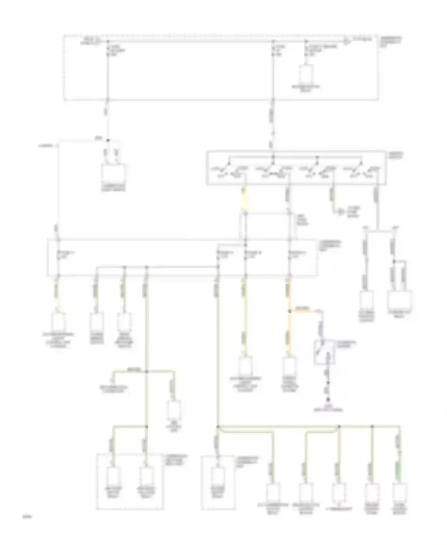 Civic Honda IV (1987-1996): Power distribution circuit (2 of 4)