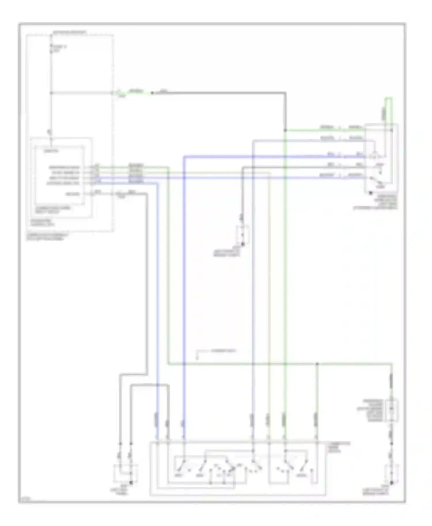 Civic Honda IV (1987-1996): Wiper/washer circuit