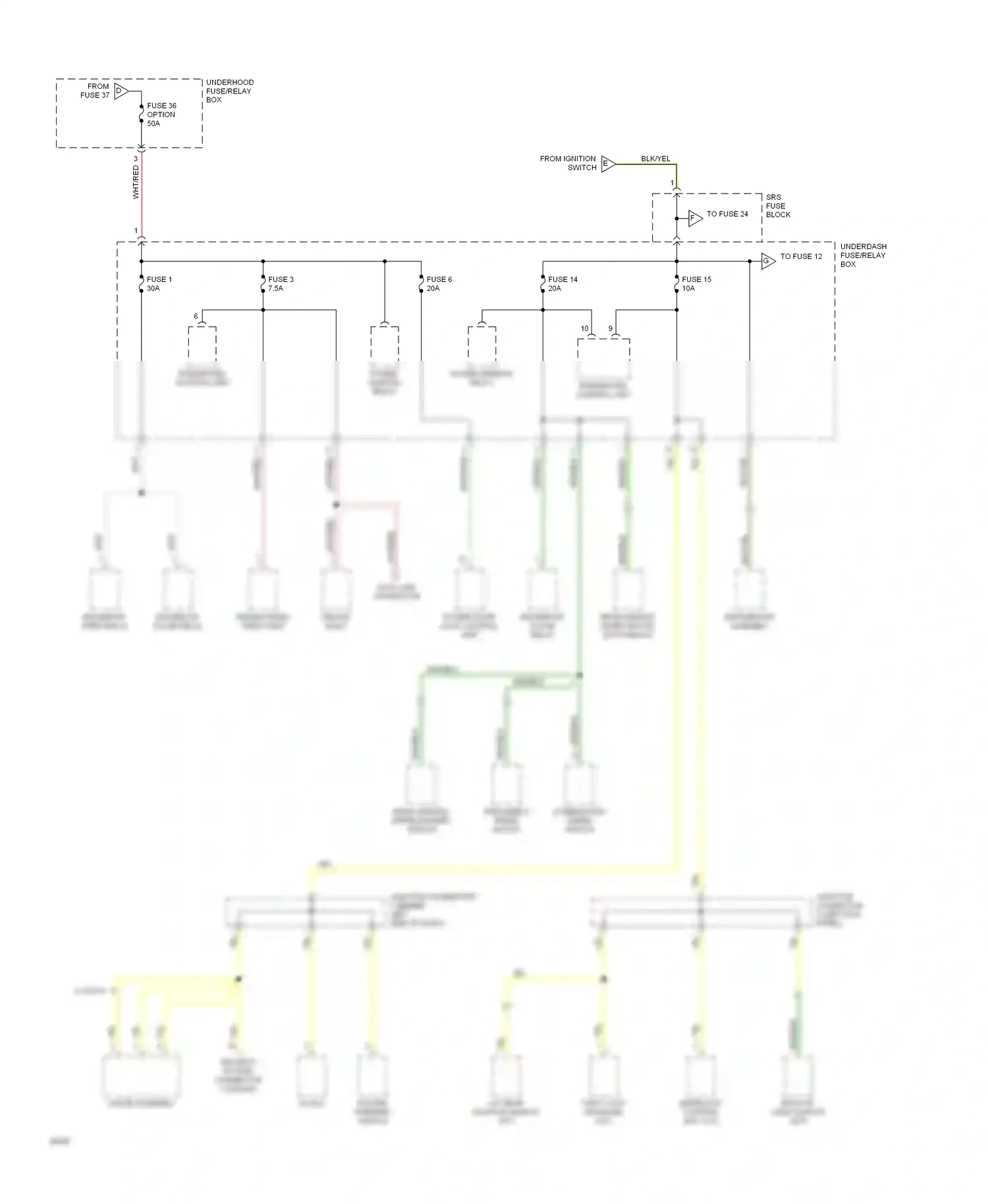 Wiring diagram data link connector for Honda Civic IV (1987-1996) (3 of 3)