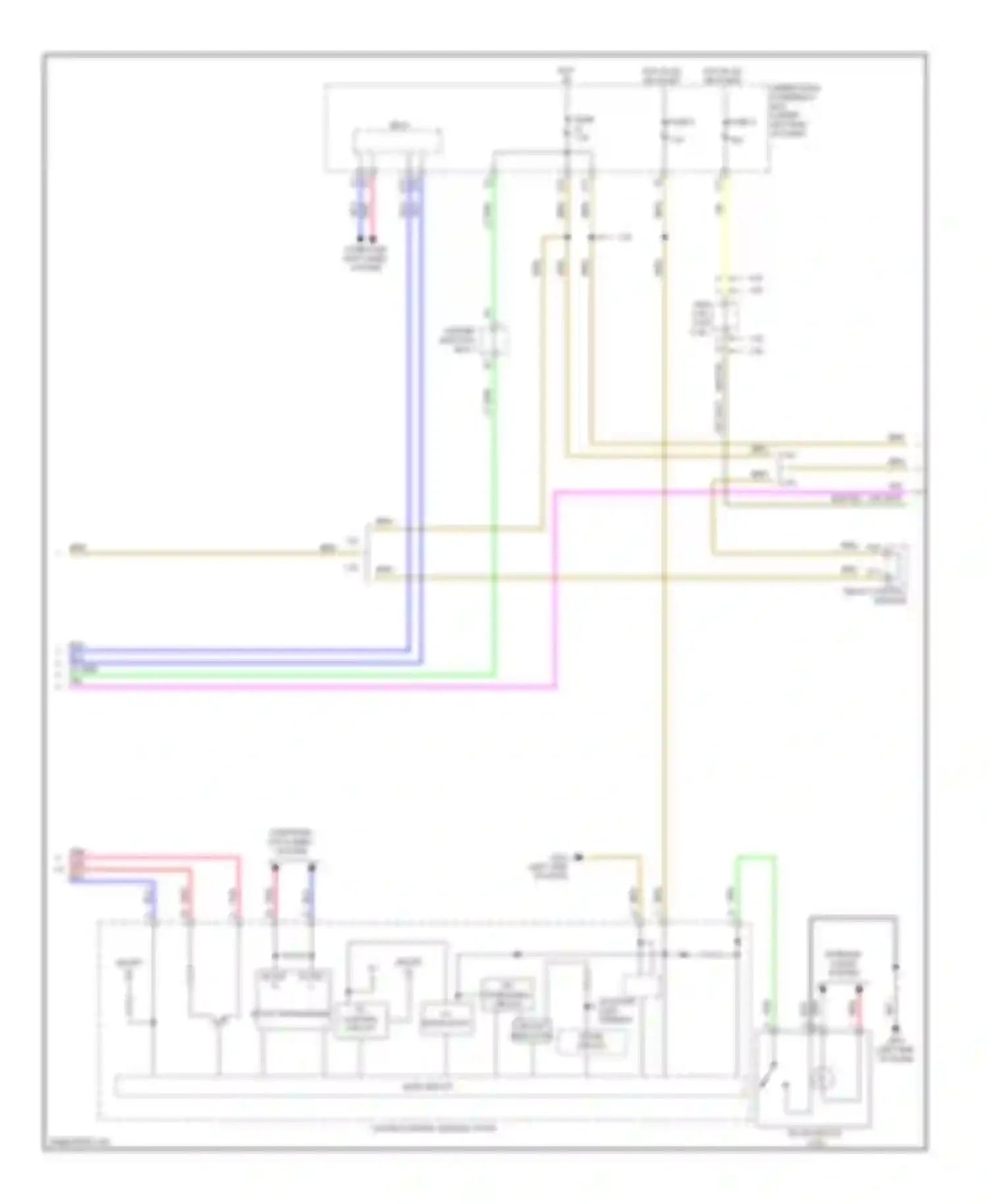 Civic Honda IX facelift (2013-2016): Manual a/c circuit (2 of 3)