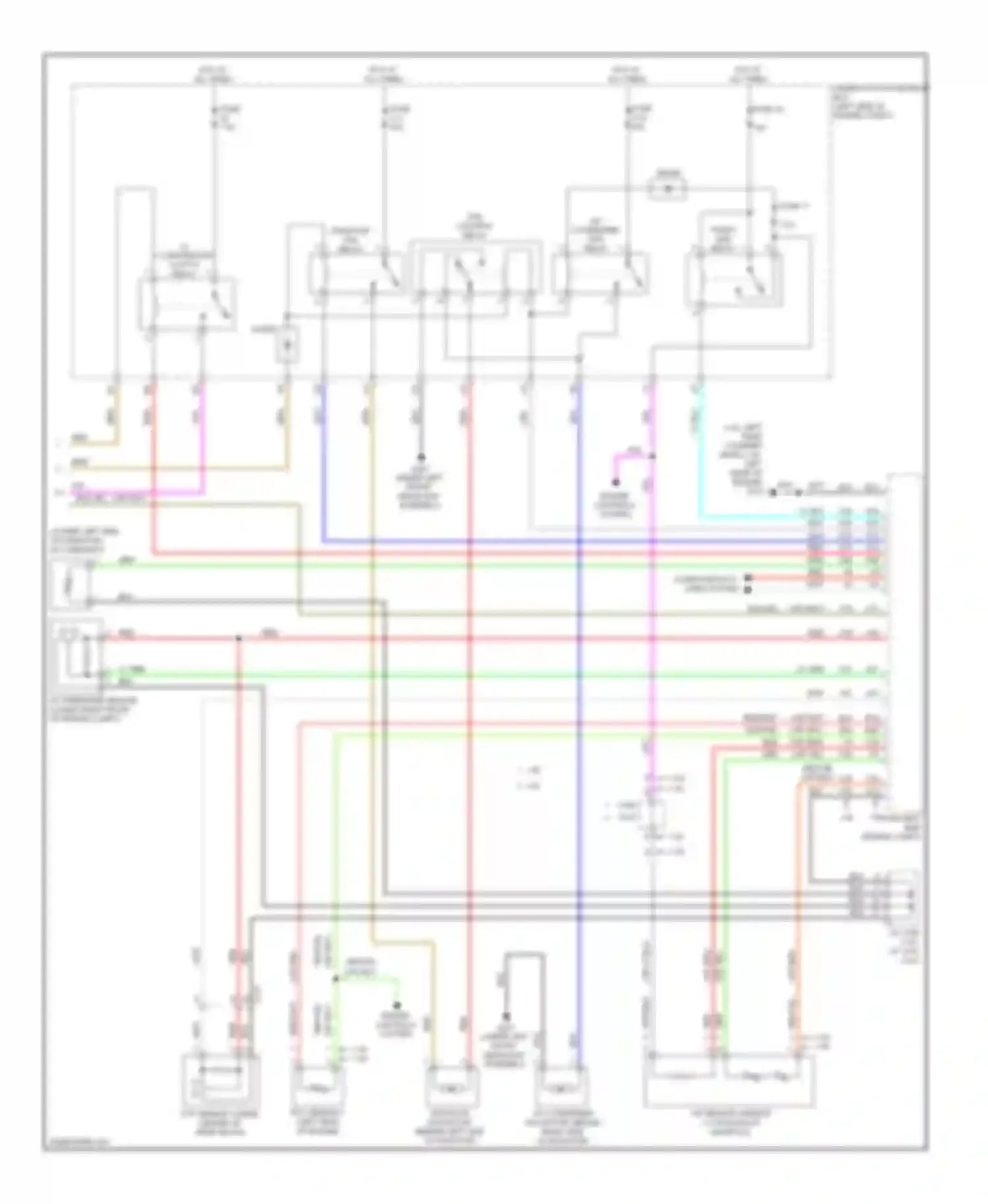 Civic Honda IX facelift (2013-2016): Manual a/c circuit (3 of 3)