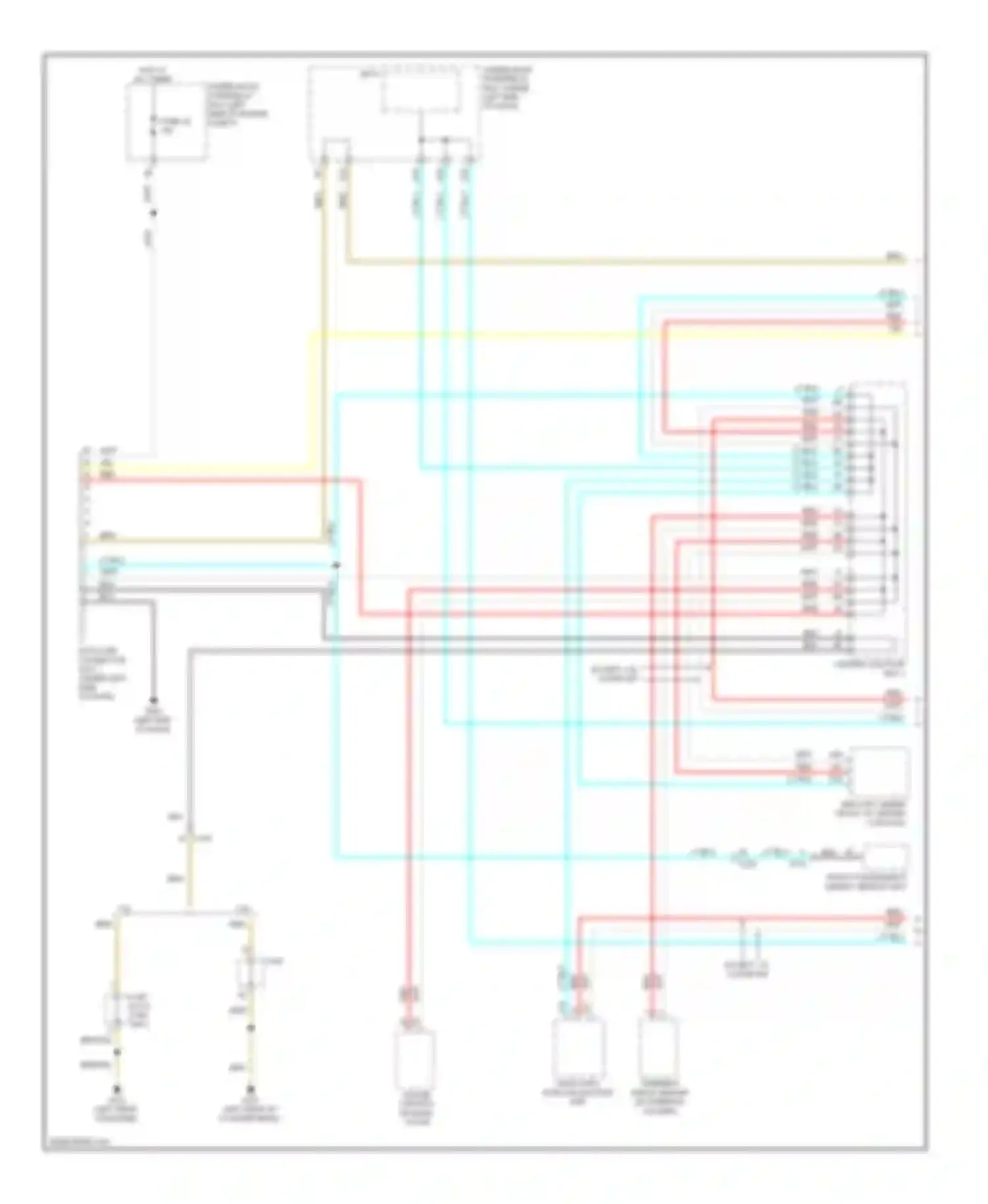 Civic Honda IX facelift (2013-2016): Data link connector circuit, except hybrid (1 of 2)