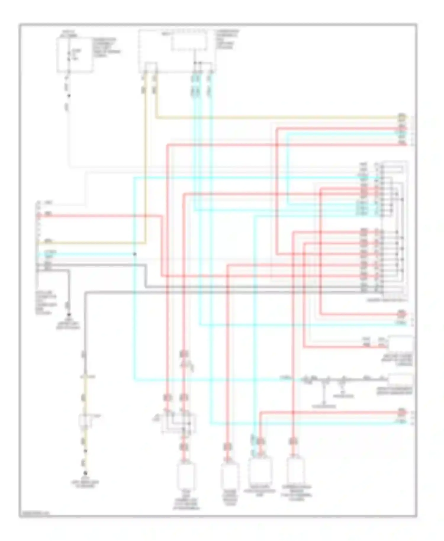 Civic Honda IX facelift (2013-2016): Data link connector circuit, hybrid (1 of 2)