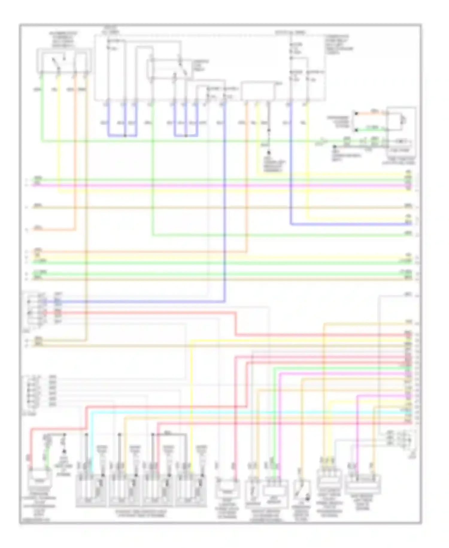 Civic Honda IX facelift (2013-2016): Wiring diagram engine performance 1.5l hybrid, engine controls circuit (2 of 5)