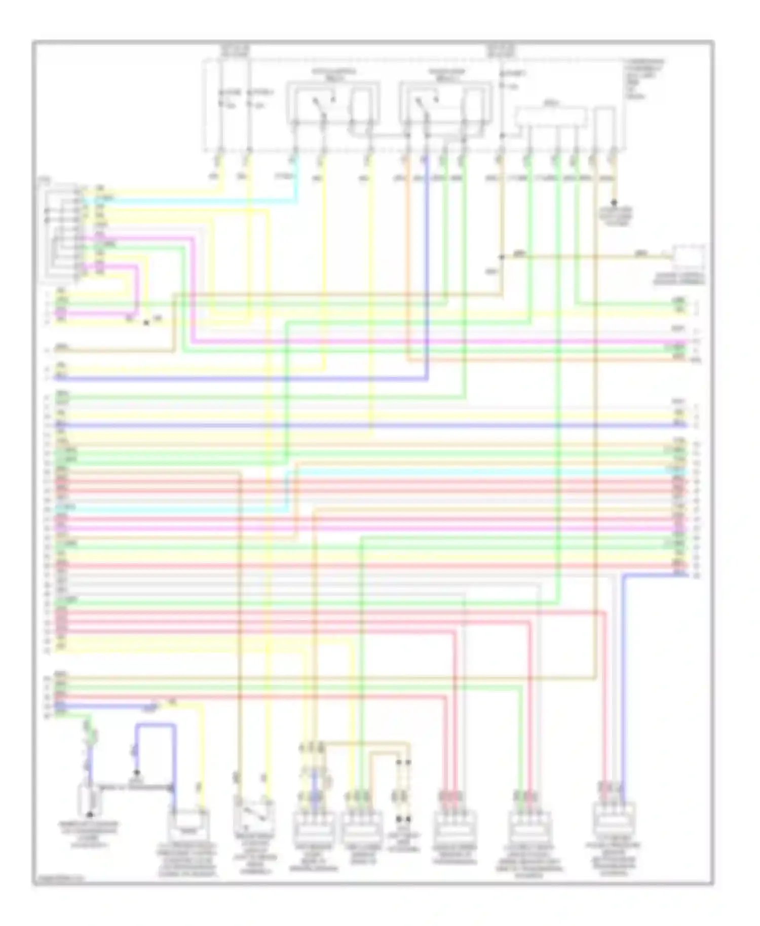Civic Honda IX facelift (2013-2016): Wiring diagram engine performance 1.5l hybrid, engine controls circuit (4 of 5)
