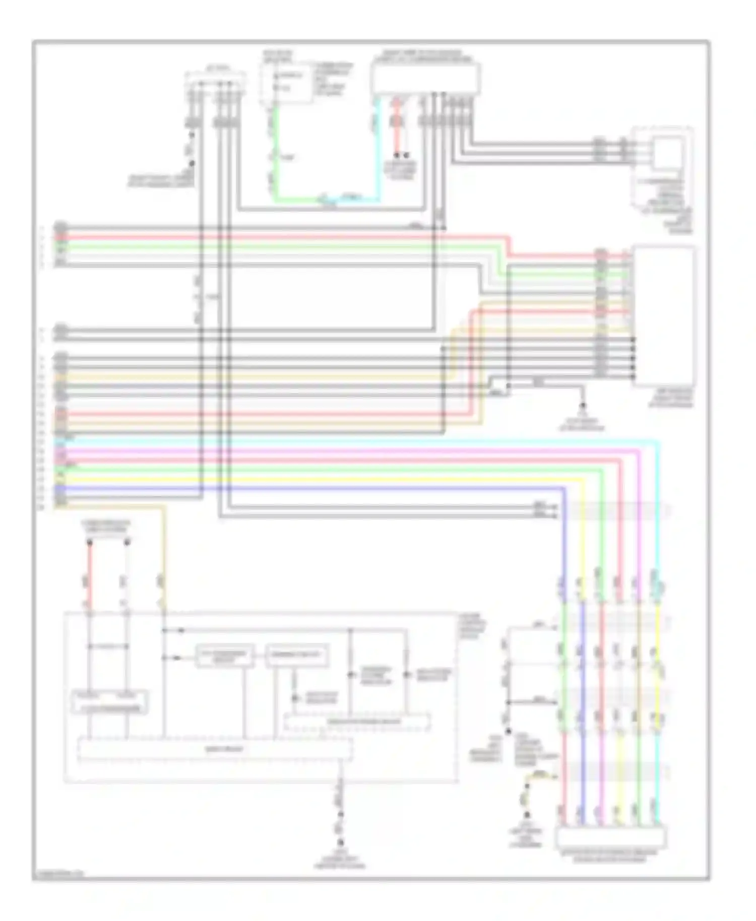 Civic Honda IX facelift (2013-2016): Wiring diagram engine performance 1.5l hybrid, ima circuit (3 of 3)