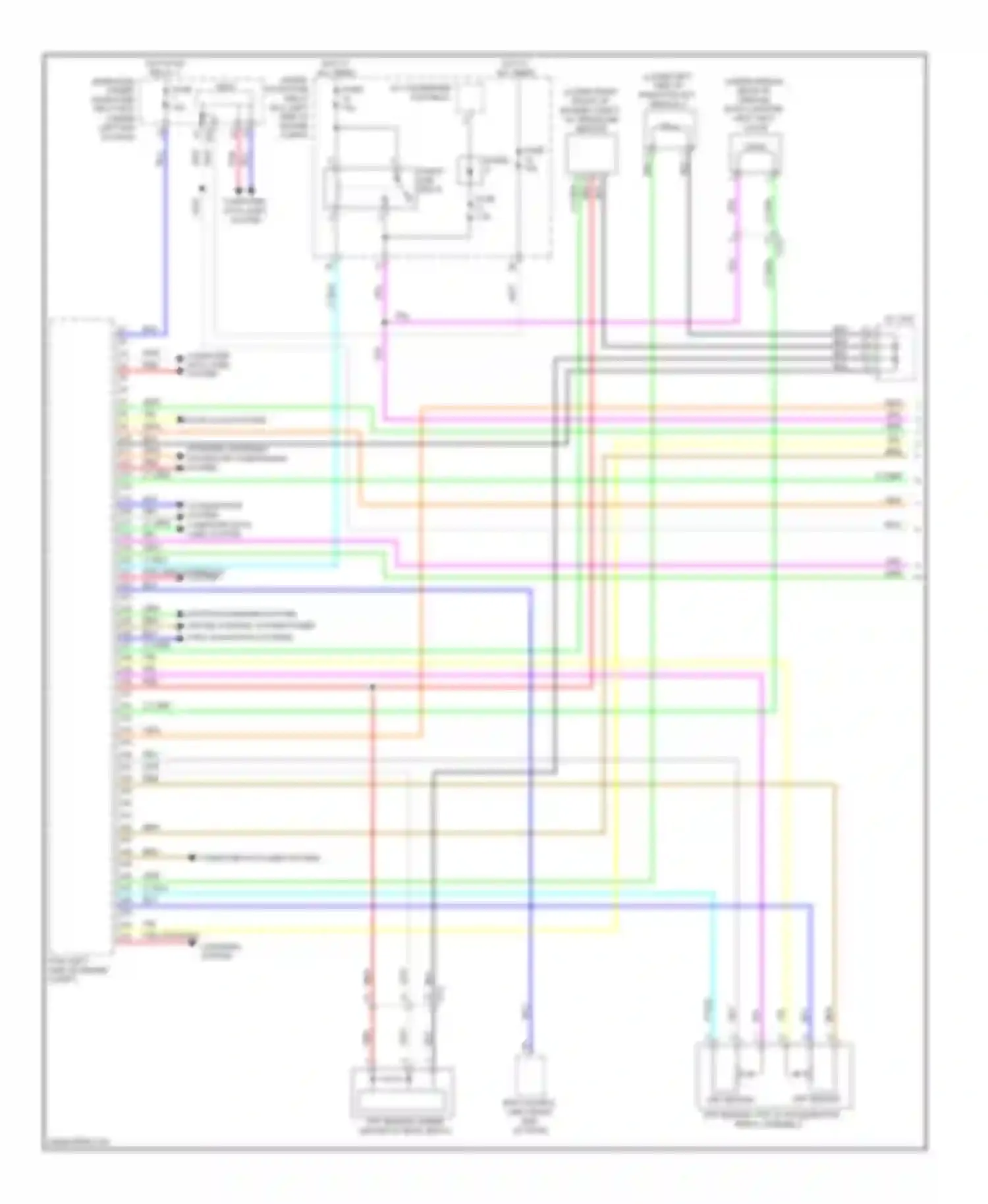 Civic Honda IX facelift (2013-2016): Wiring diagram engine performance 1.8l, cvt (1 of 7)