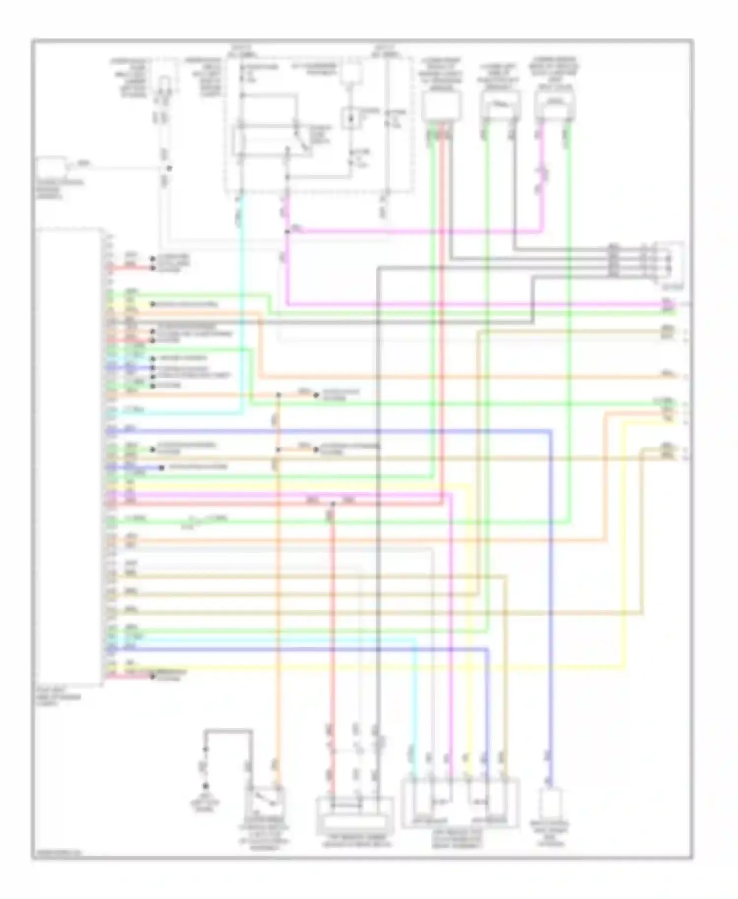 Civic Honda IX facelift (2013-2016): Wiring diagram engine performance 2.4l (1 of 5)