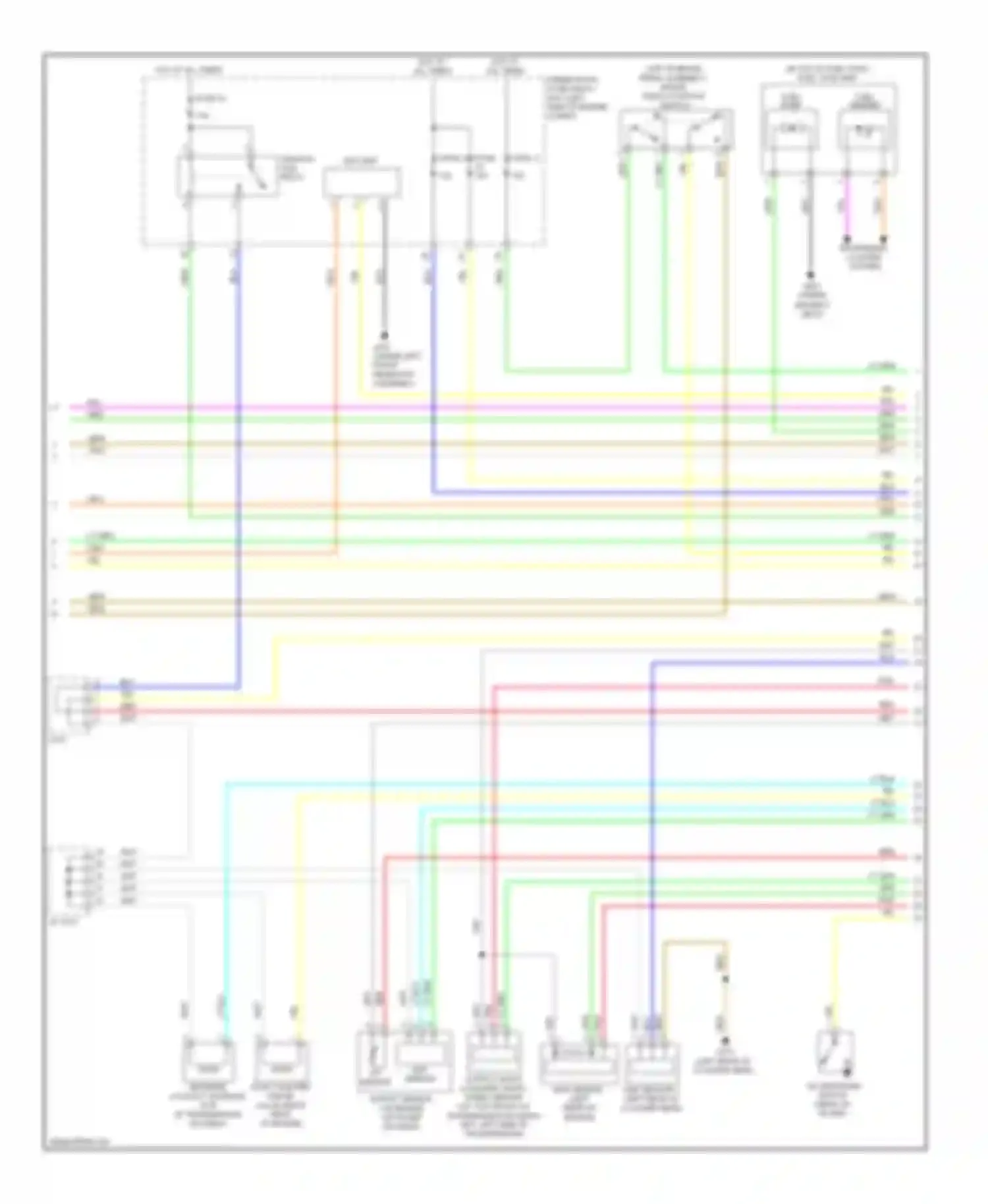 Civic Honda IX facelift (2013-2016): Wiring diagram engine performance 2.4l (2 of 5)