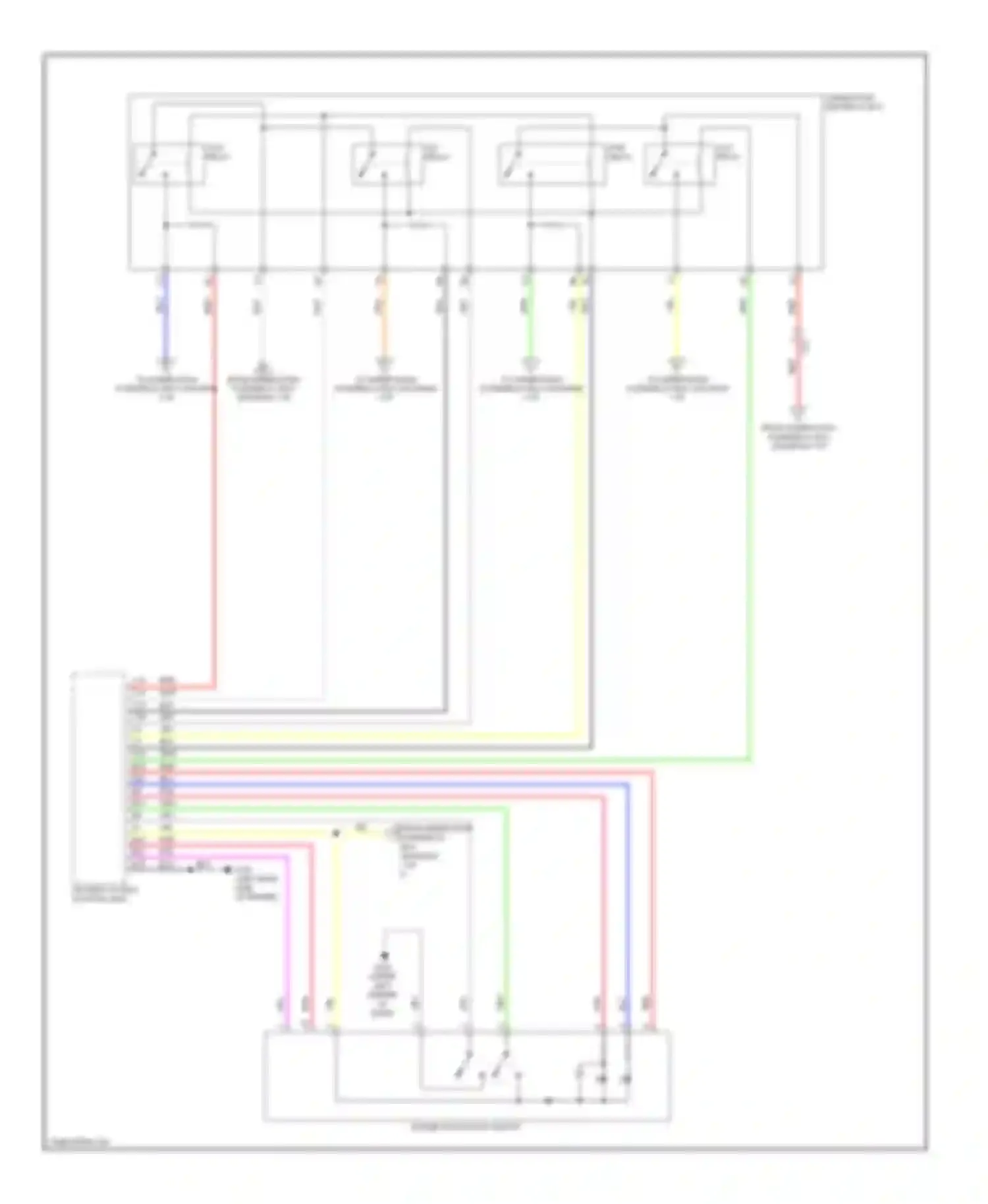 Civic Honda IX facelift (2013-2016): Power distribution circuit, hybrid (4 of 5)