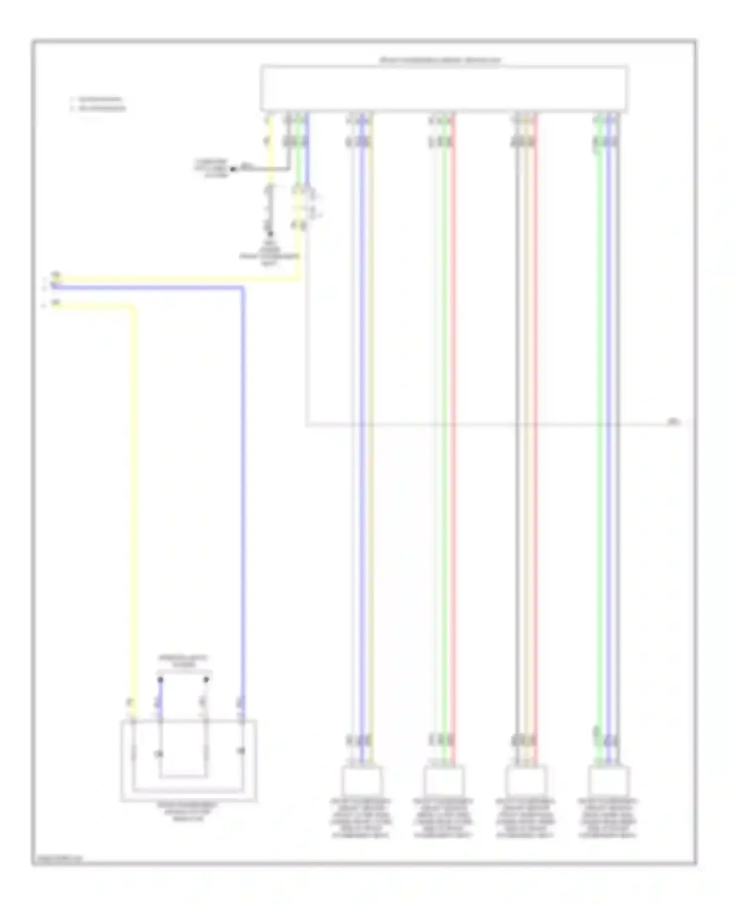 Civic Honda IX facelift (2013-2016): Supplemental restraints circuit, hybrid (2 of 4)