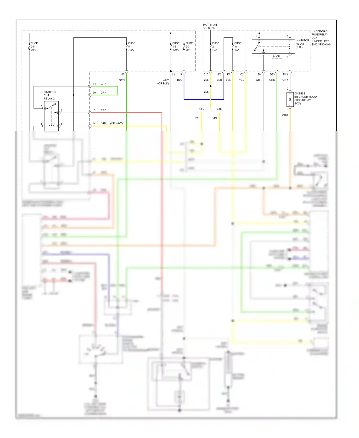 Wiring diagram battery sensor for Honda Civic IX facelift (2013-2016) (3 of 11)