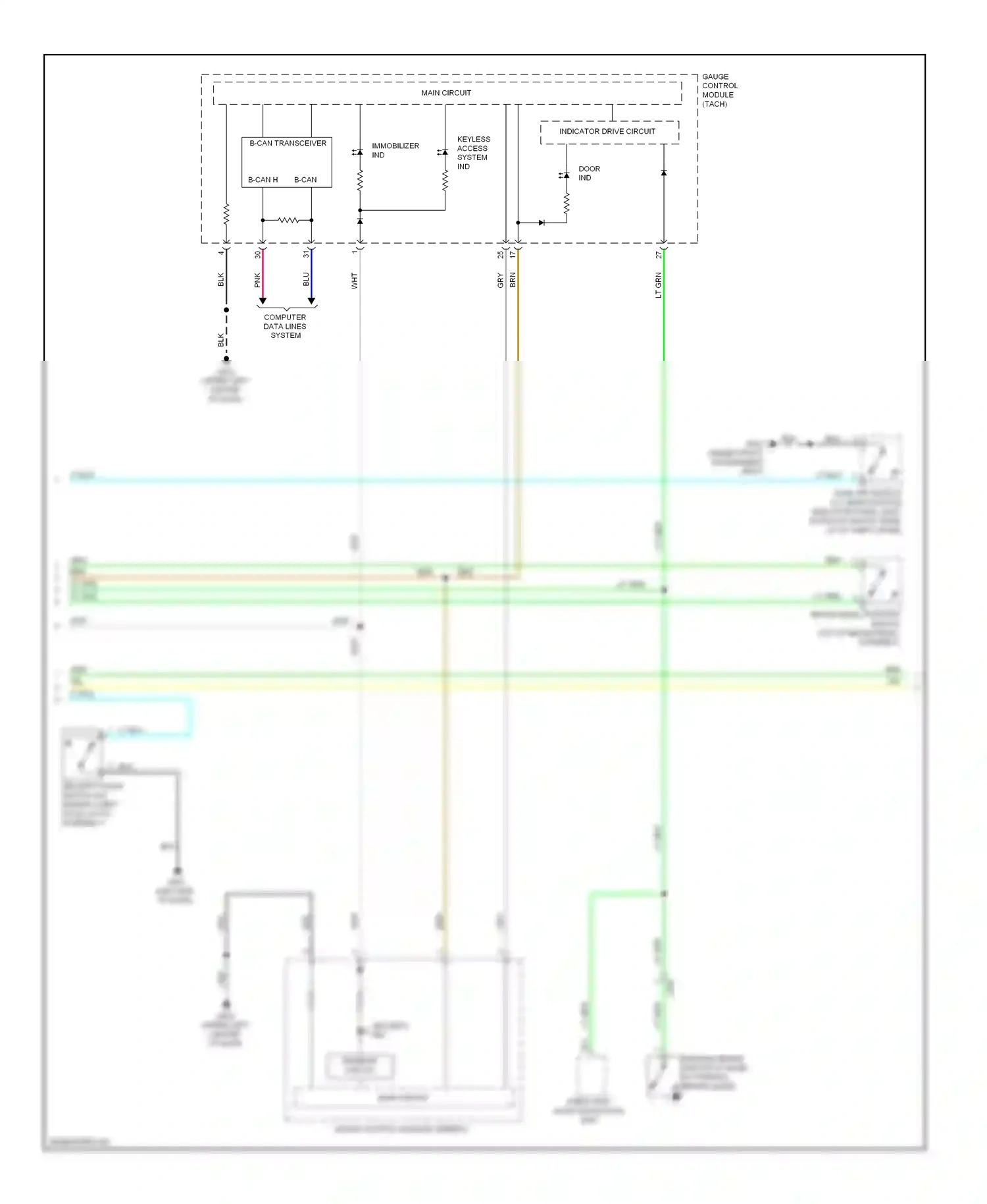Wiring diagram blk for Honda Civic IX facelift (2013-2016) (28 of 196)