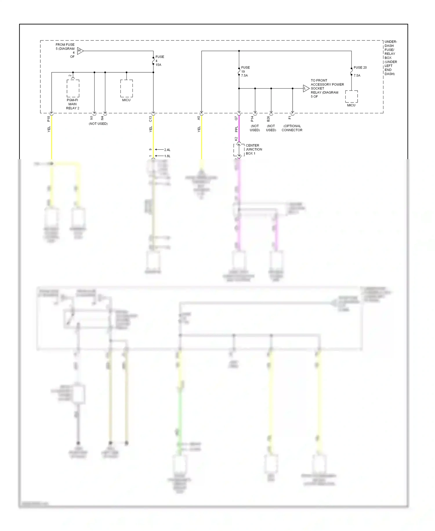 Wiring diagram blk for Honda Civic IX facelift (2013-2016) (113 of 196)