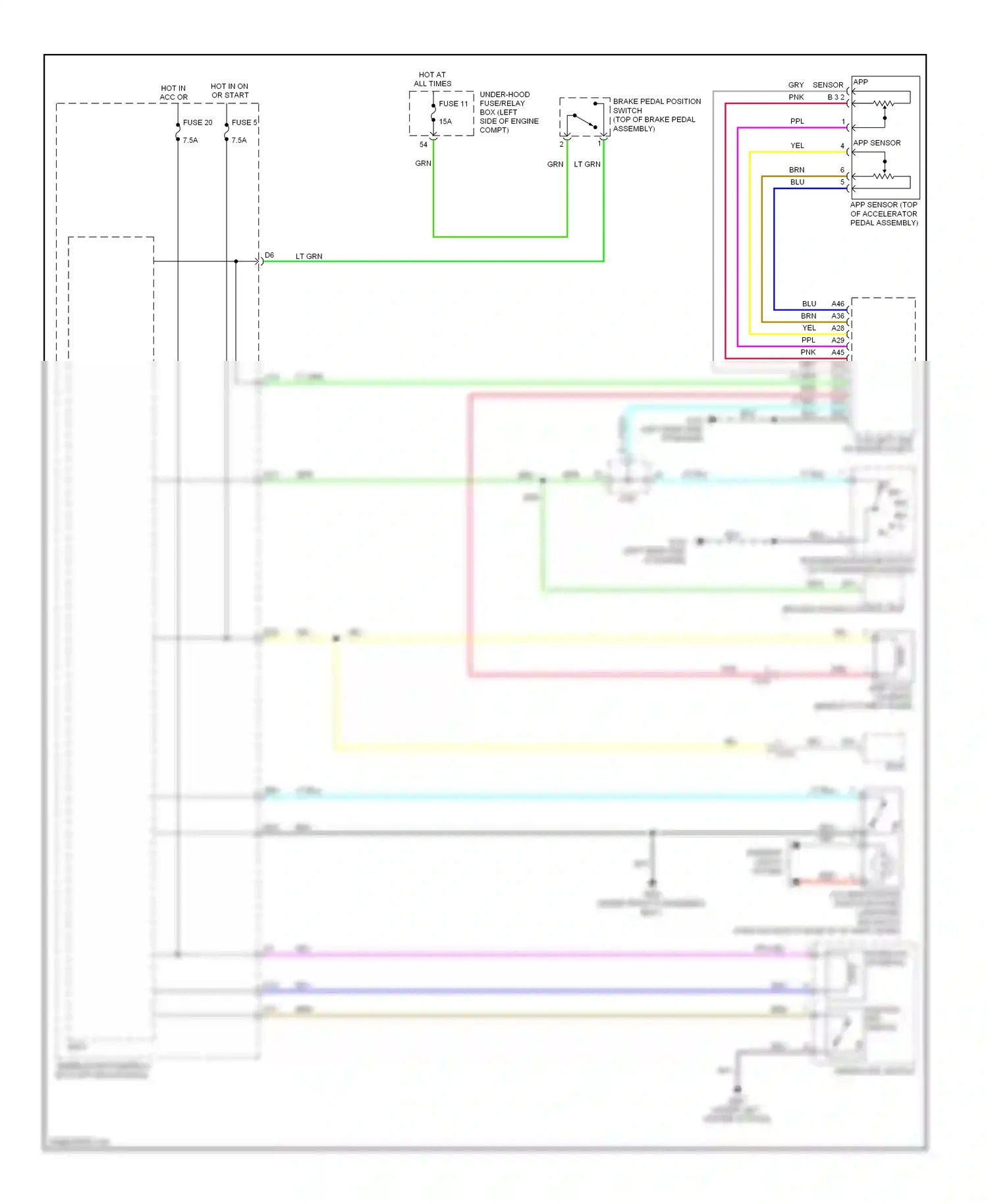 Wiring diagram blk for Honda Civic IX facelift (2013-2016) (170 of 196)