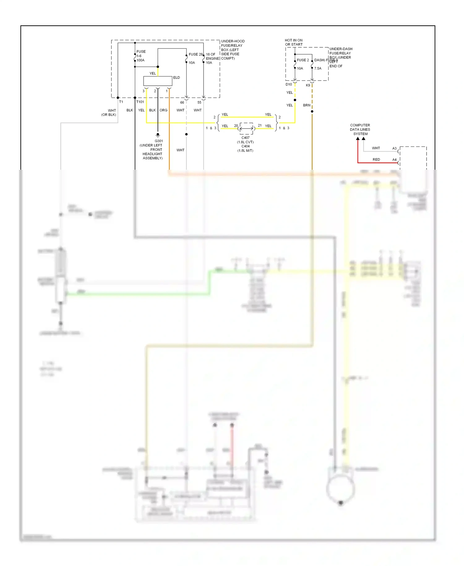 Wiring diagram blk for Honda Civic IX facelift (2013-2016) (162 of 196)