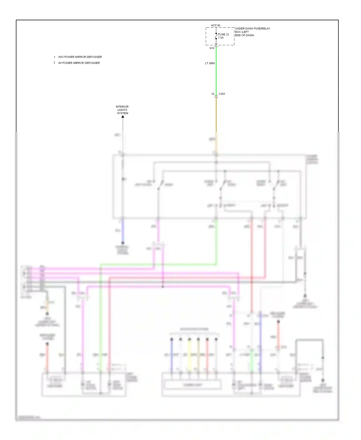 Wiring diagram blu for Honda Civic IX facelift (2013-2016) (130 of 181)