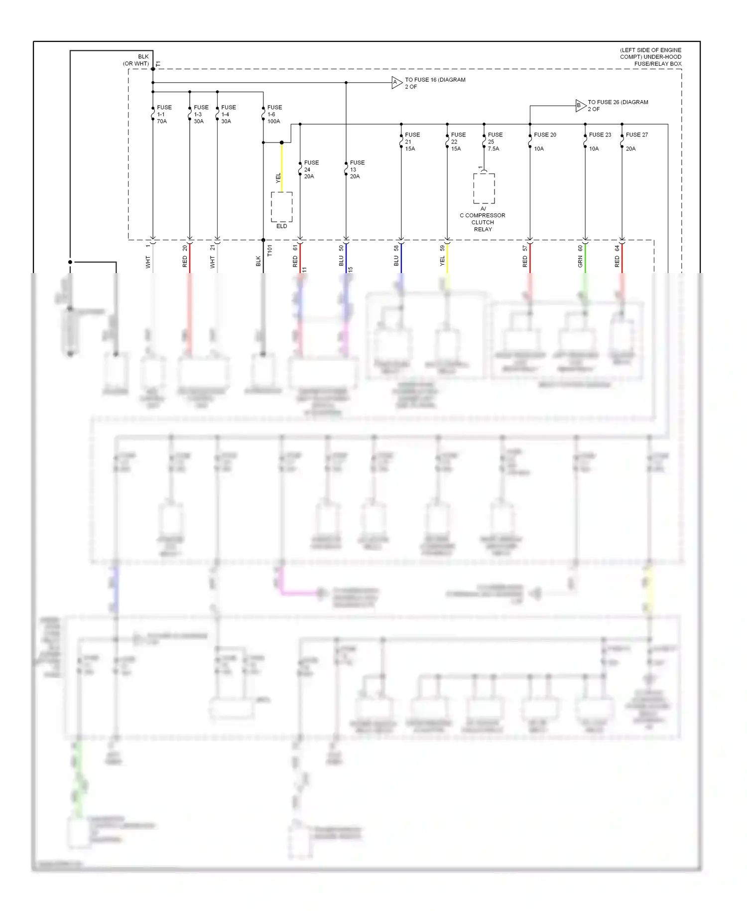 Wiring diagram blu for Honda Civic IX facelift (2013-2016) (101 of 181)