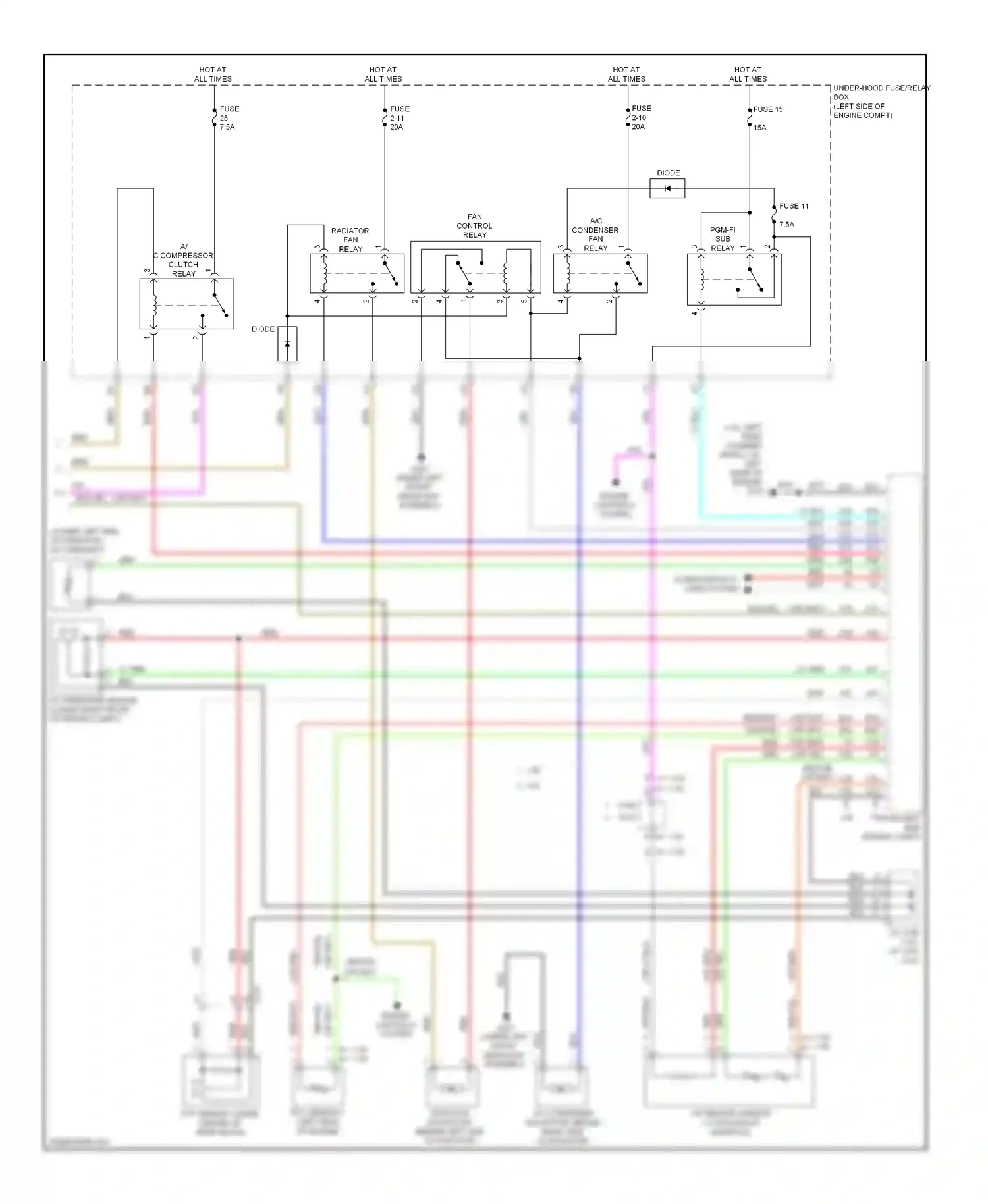 Wiring diagram blu for Honda Civic IX facelift (2013-2016) (10 of 181)