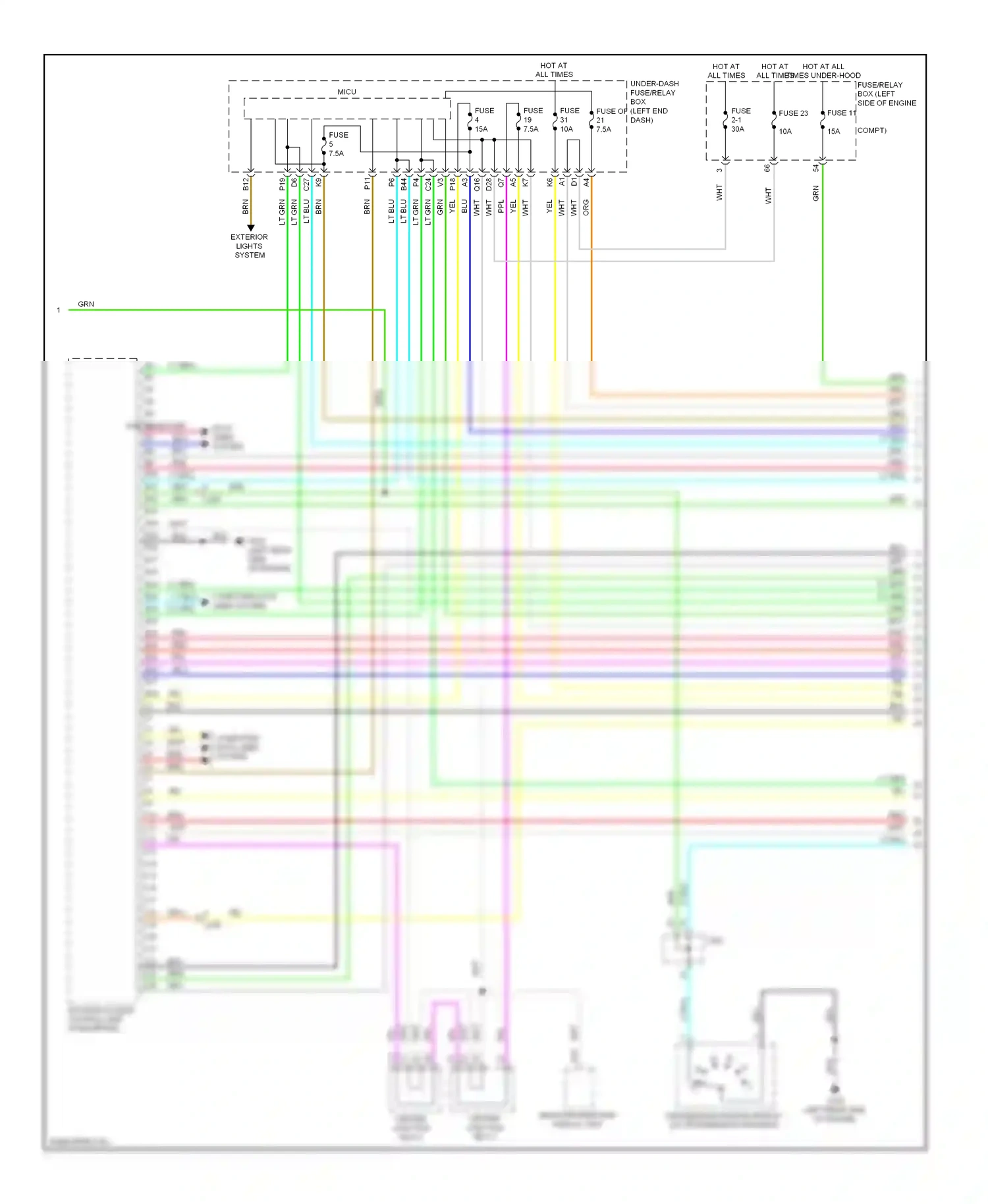 Wiring diagram brn for Honda Civic IX facelift (2013-2016) (26 of 188)