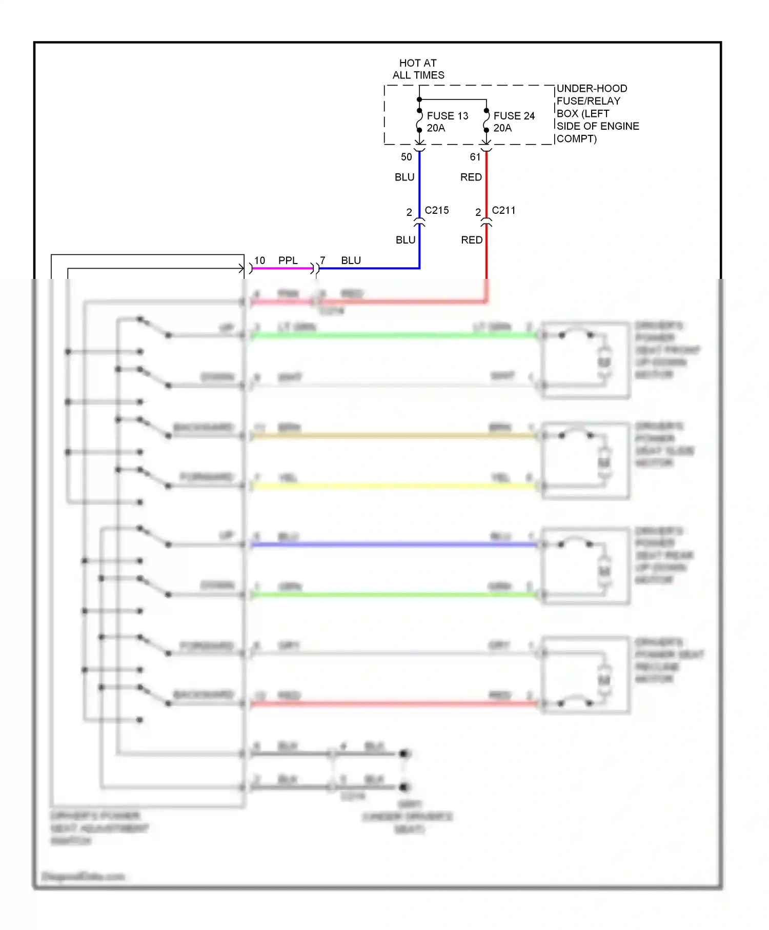 Wiring diagram brn for Honda Civic IX facelift (2013-2016) (131 of 188)