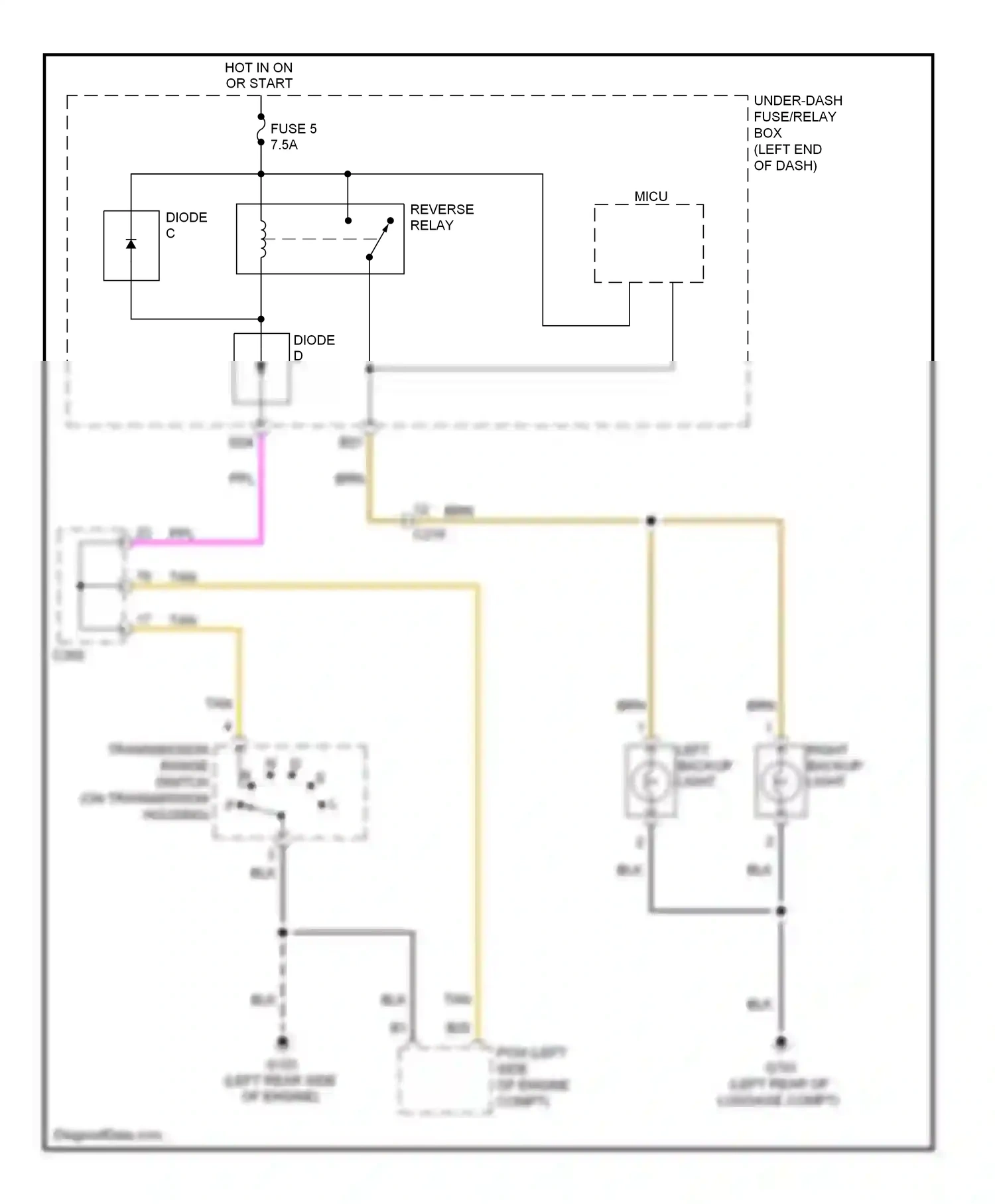 Wiring diagram brn for Honda Civic IX facelift (2013-2016) (62 of 188)