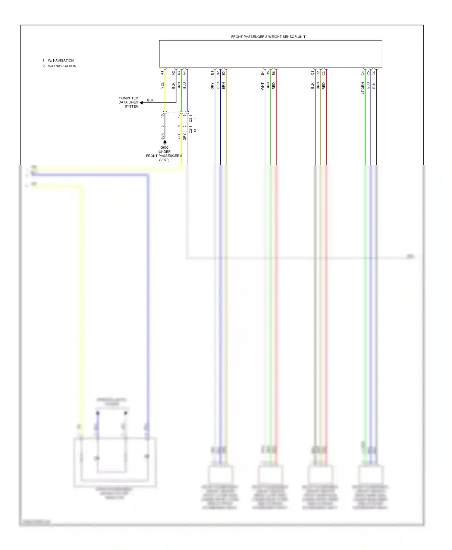 Wiring diagram computer data lines system for Honda Civic IX facelift (2013-2016) (103 of 116)