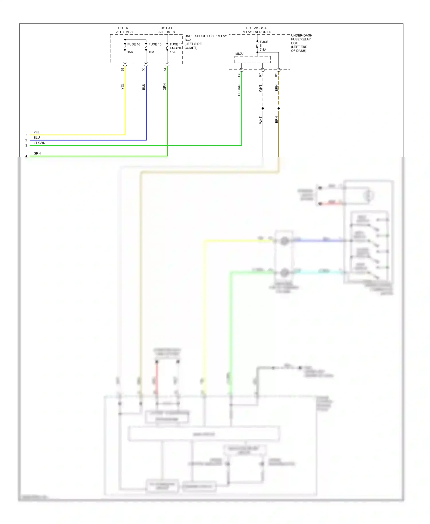 Wiring diagram computer data lines system for Honda Civic IX facelift (2013-2016) (26 of 116)