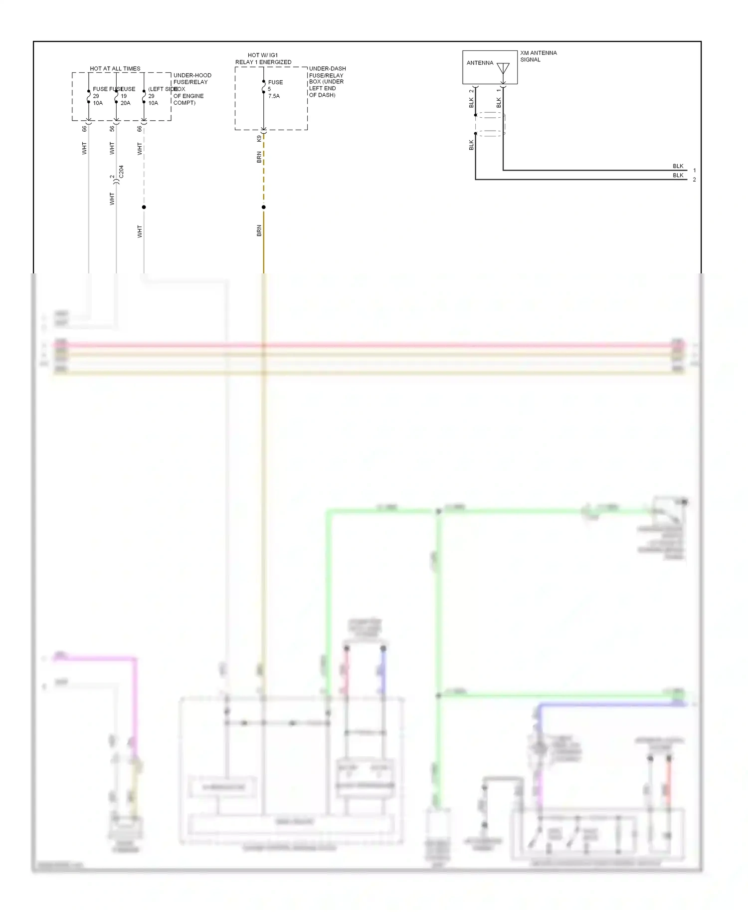 Wiring diagram computer data lines system for Honda Civic IX facelift (2013-2016) (88 of 116)