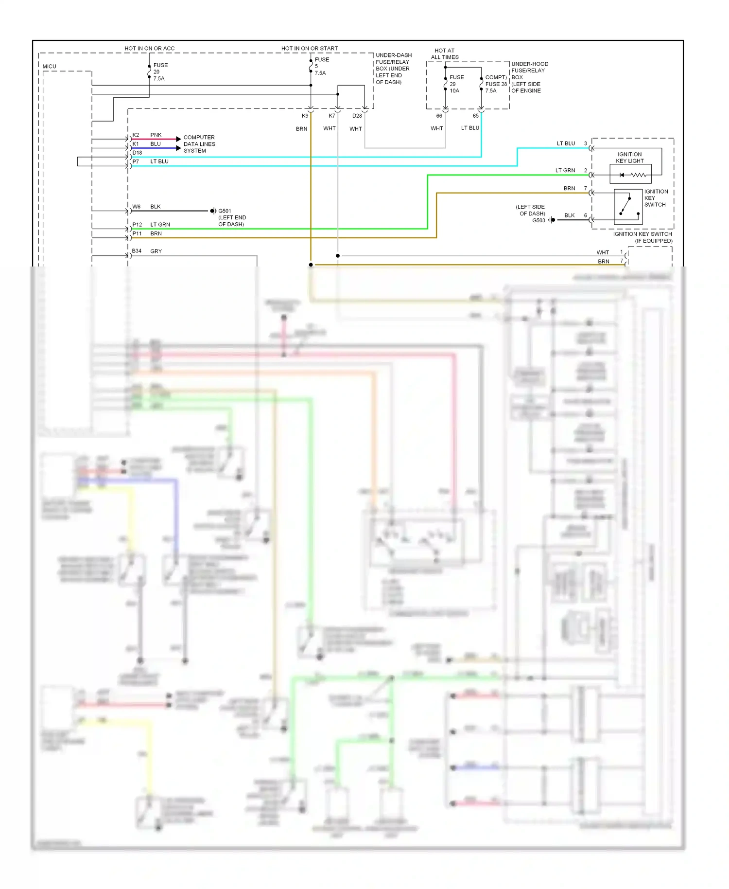 Wiring diagram f-can transceiver for Honda Civic IX facelift (2013-2016) (15 of 16)